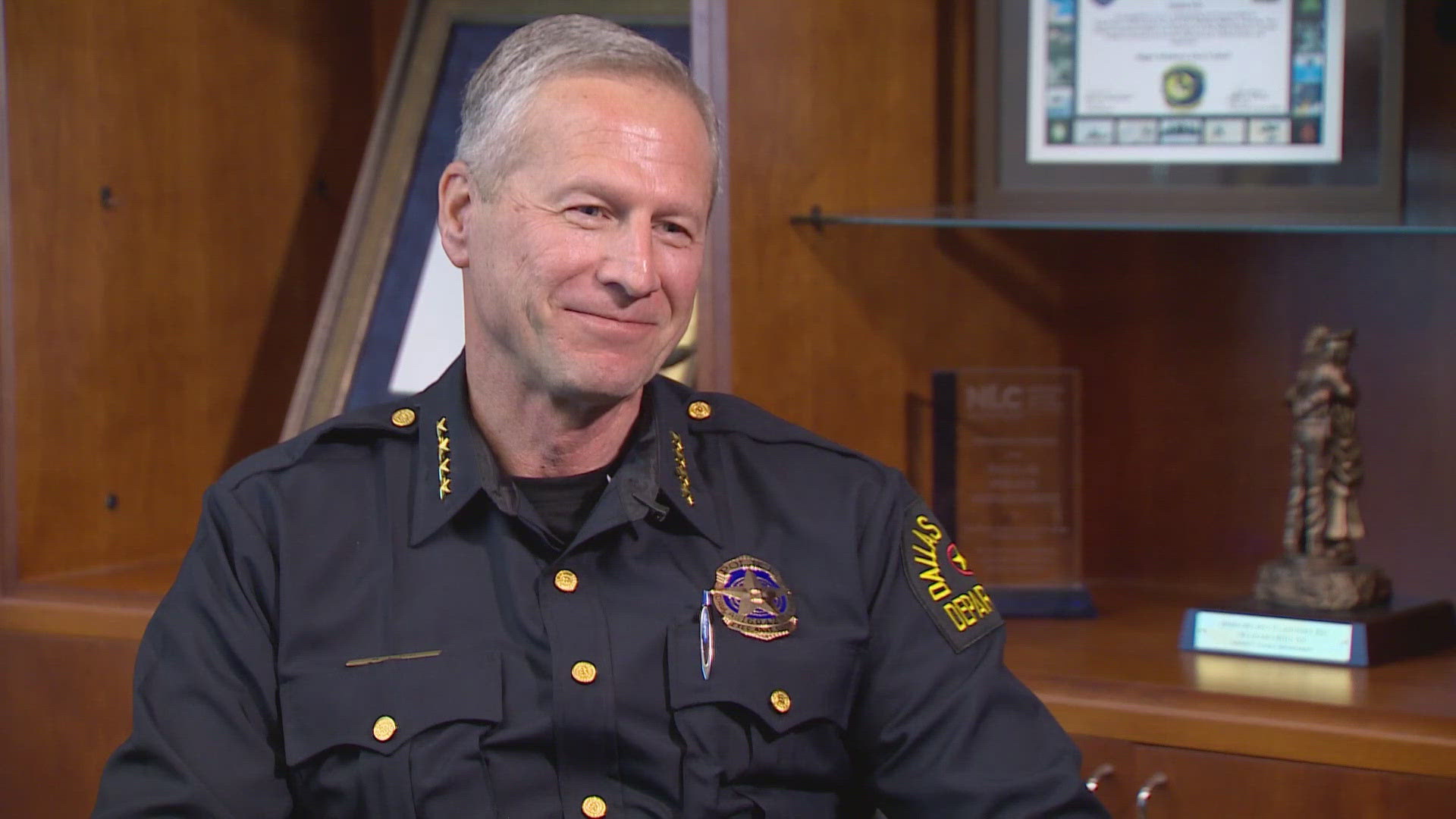 Chief Igo says he's not planning to try and fix things that aren't broken so he's sticking to former DPD Chief Eddie Garcia's violent crime plan.