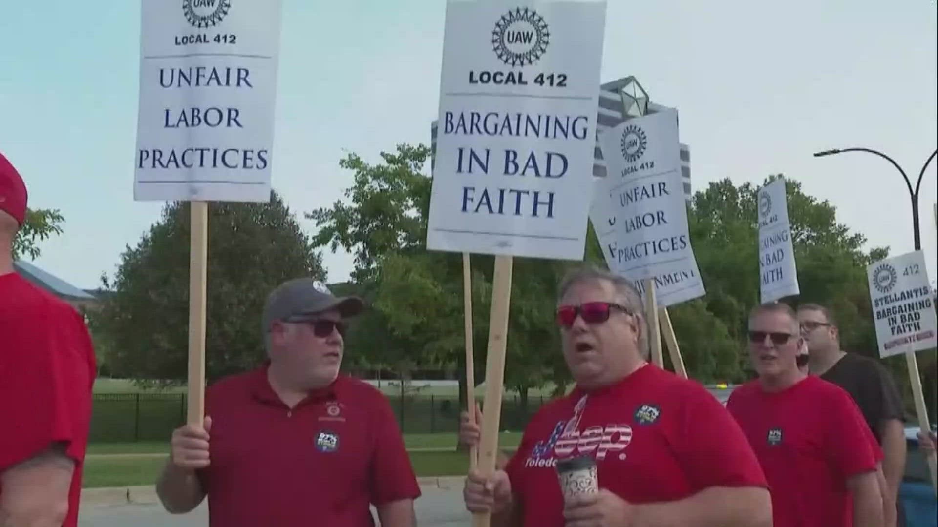 "We will be striking  38 locations, across 20 states, across all 9 regions of the UAW," says Union President Shawn Fain.