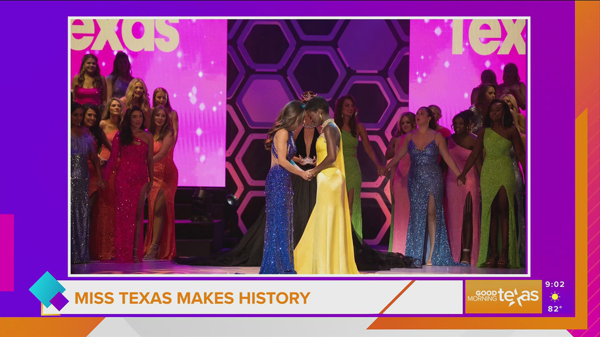 Annette Addo-Yobo, from Southlake, TX, made history as the first immigrant-born Miss Texas. She shared her excitement with us!