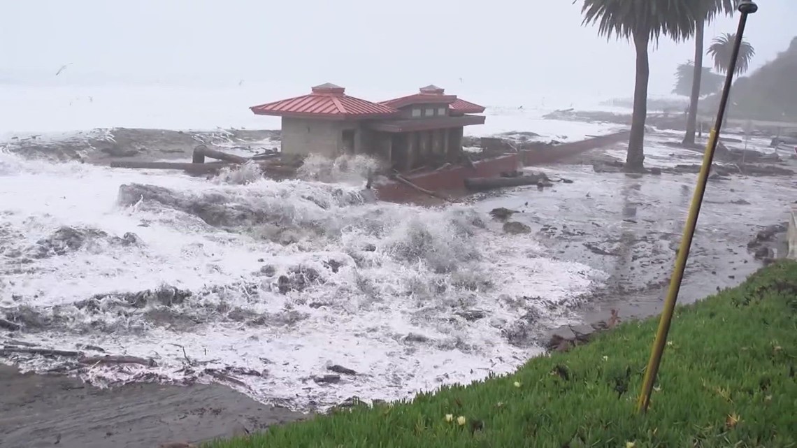 Massive Waves, High Tides And Coastal Flooding Forces Evacuations Along ...