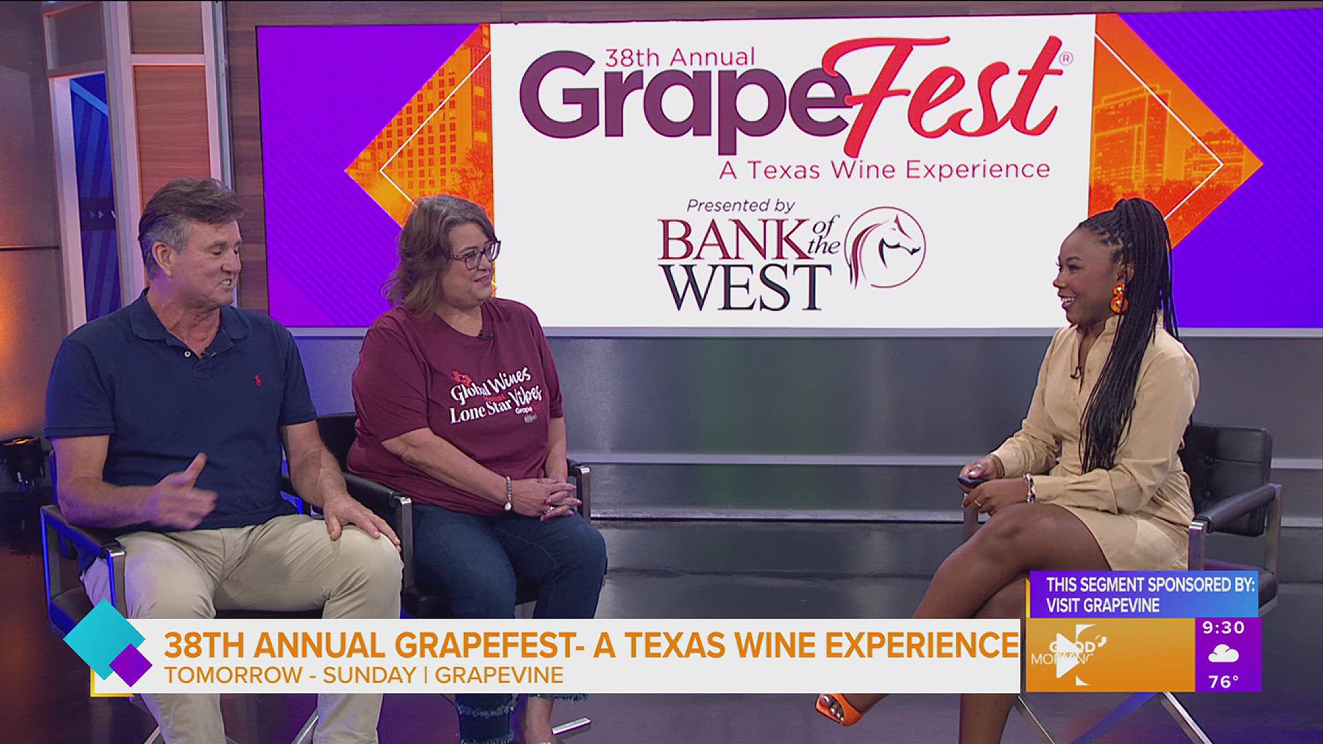 This segment is sponsored by Visit Grapevine.