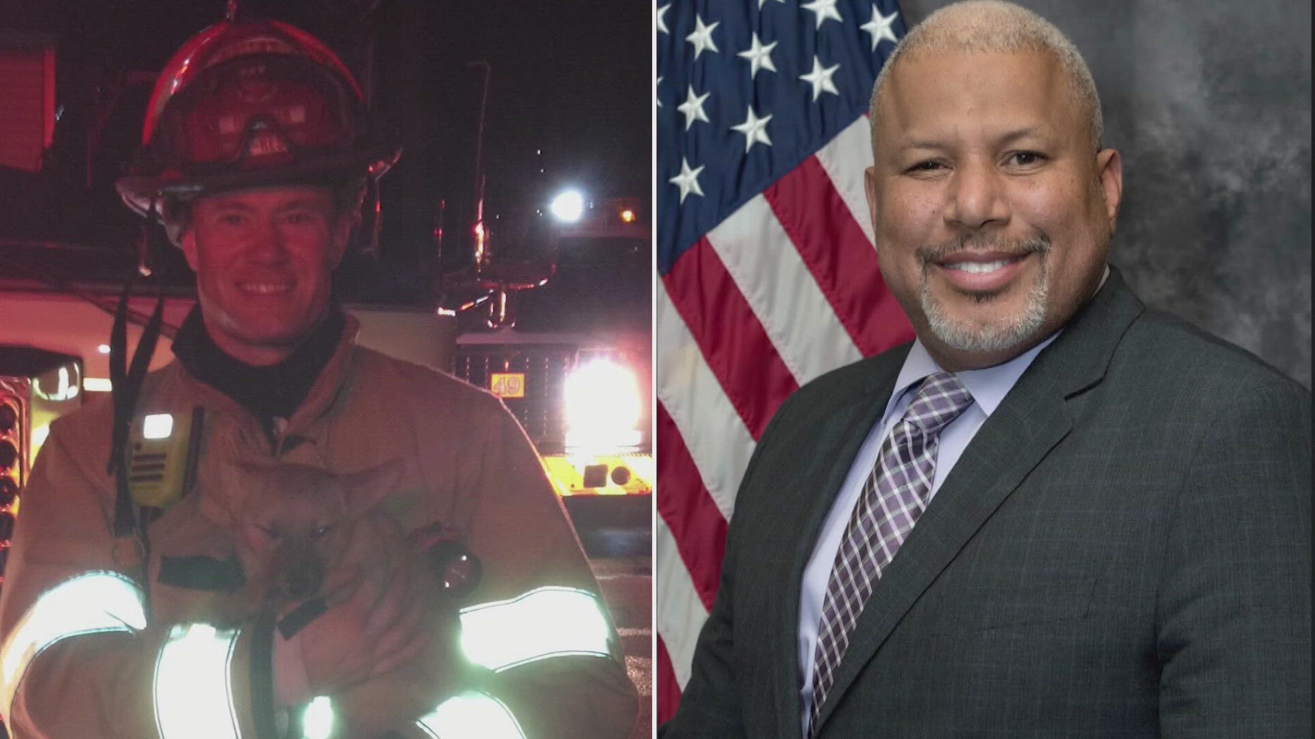 New Dallas Fire-Rescue Chief Justin Ball and new Dallas police chief Daniel Comeaux are set to be sworn in in a joint ceremony. 