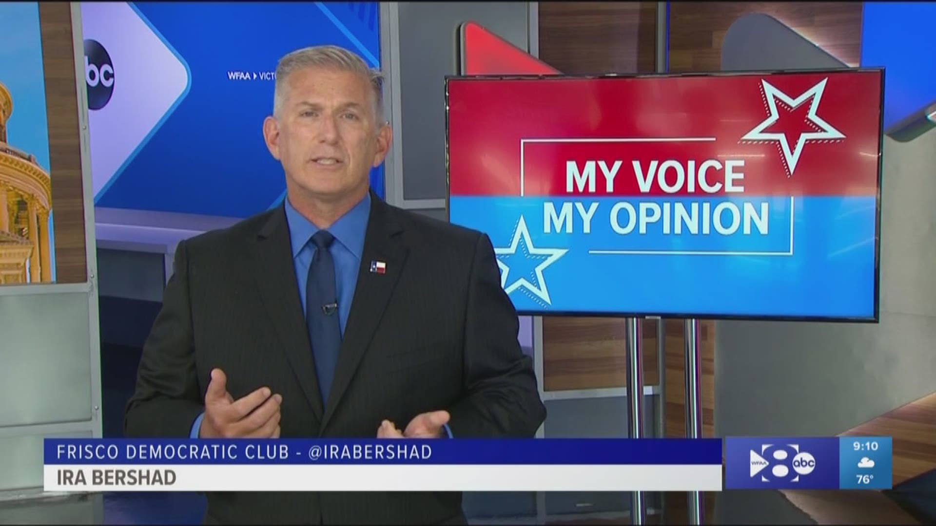 Ira Bershad from the Frisco Democratic Club weighted in on the topic of redistricting in this week’s My Voice, My Opinion.