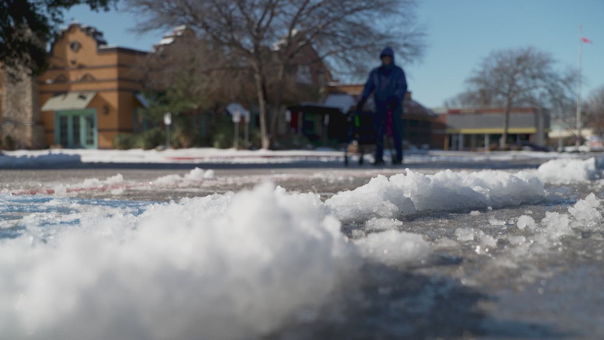 While the snow was good fun for the kiddos, some North Texans are ready to see it go away.