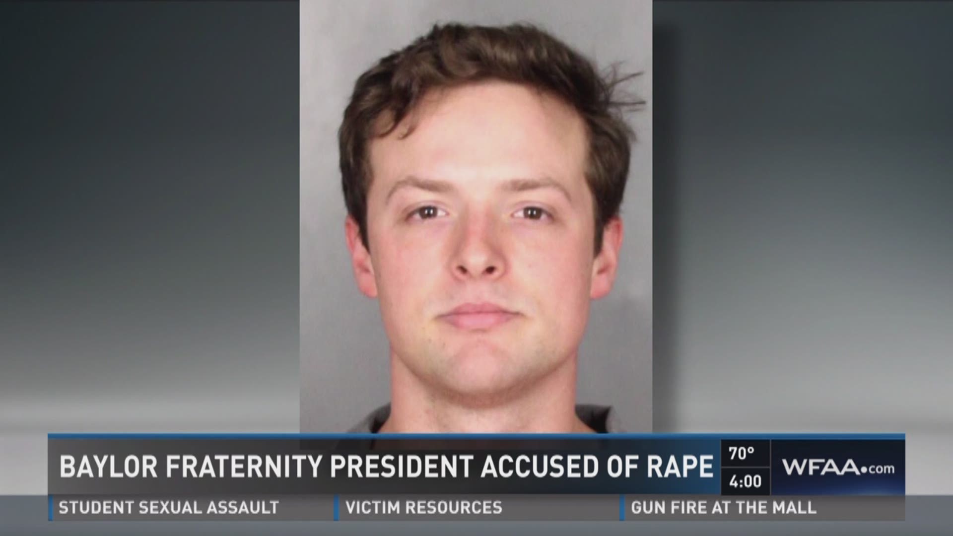 Baylor fraternity president accused of rape