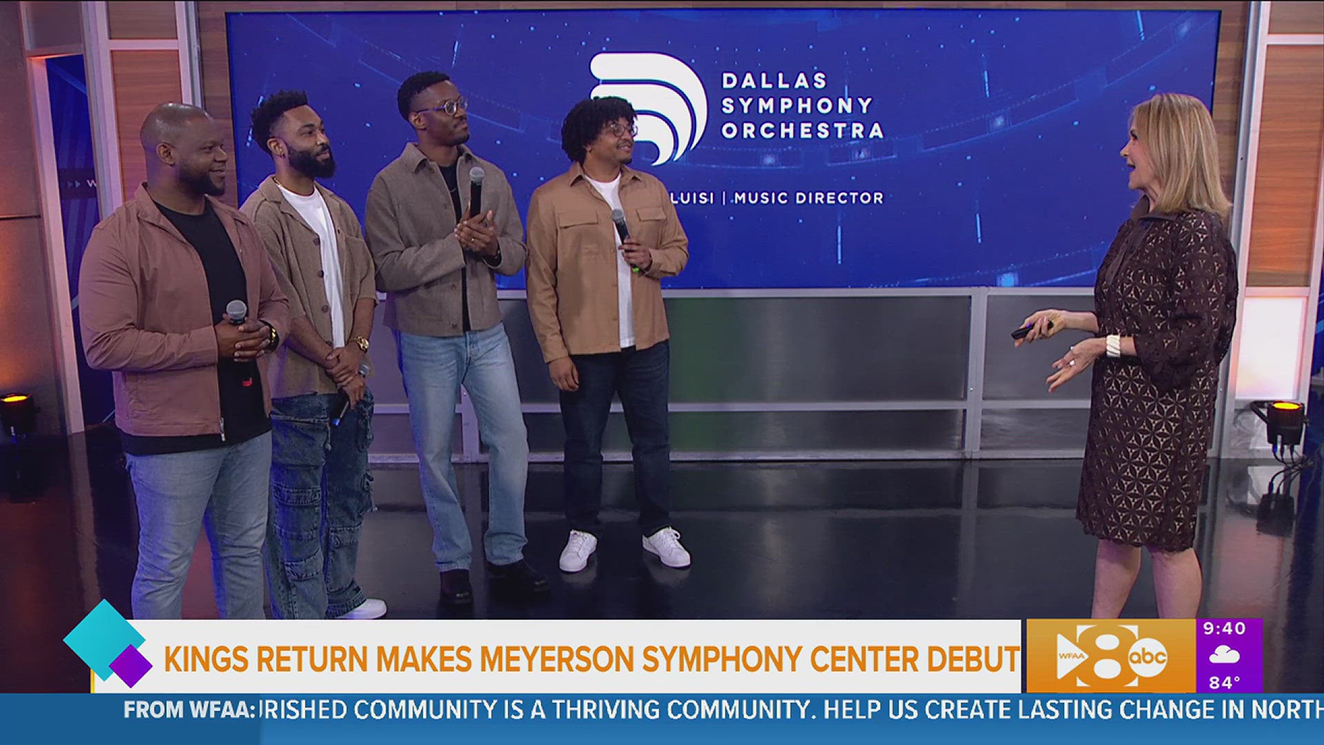 Kings Return is taking the stage at the Meyerson with a free concert! We get a preview from the local acapella group before they take the stage.