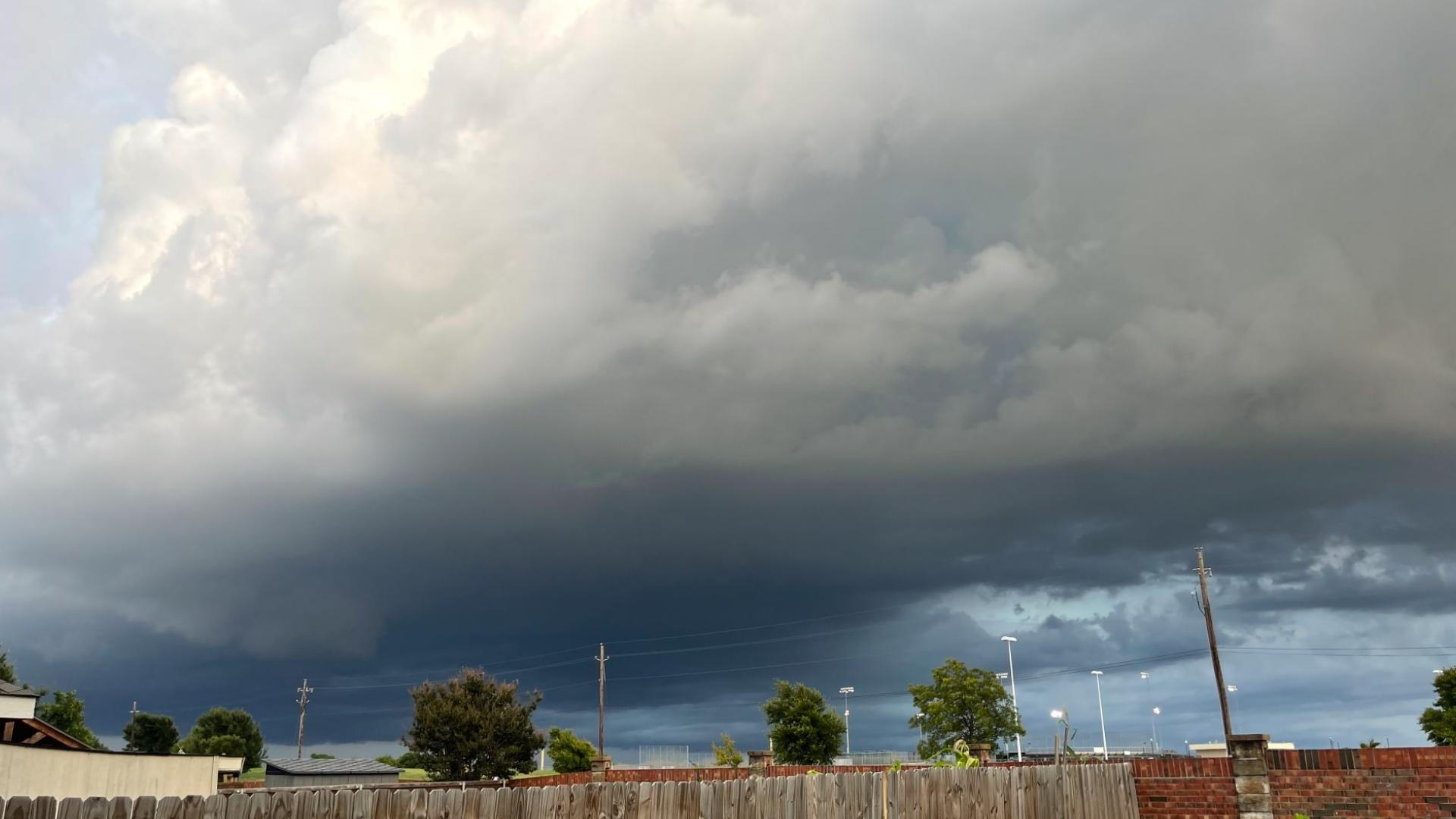 PHOTOS: Dark clouds roll into North Texas Wednesday night | wfaa.com