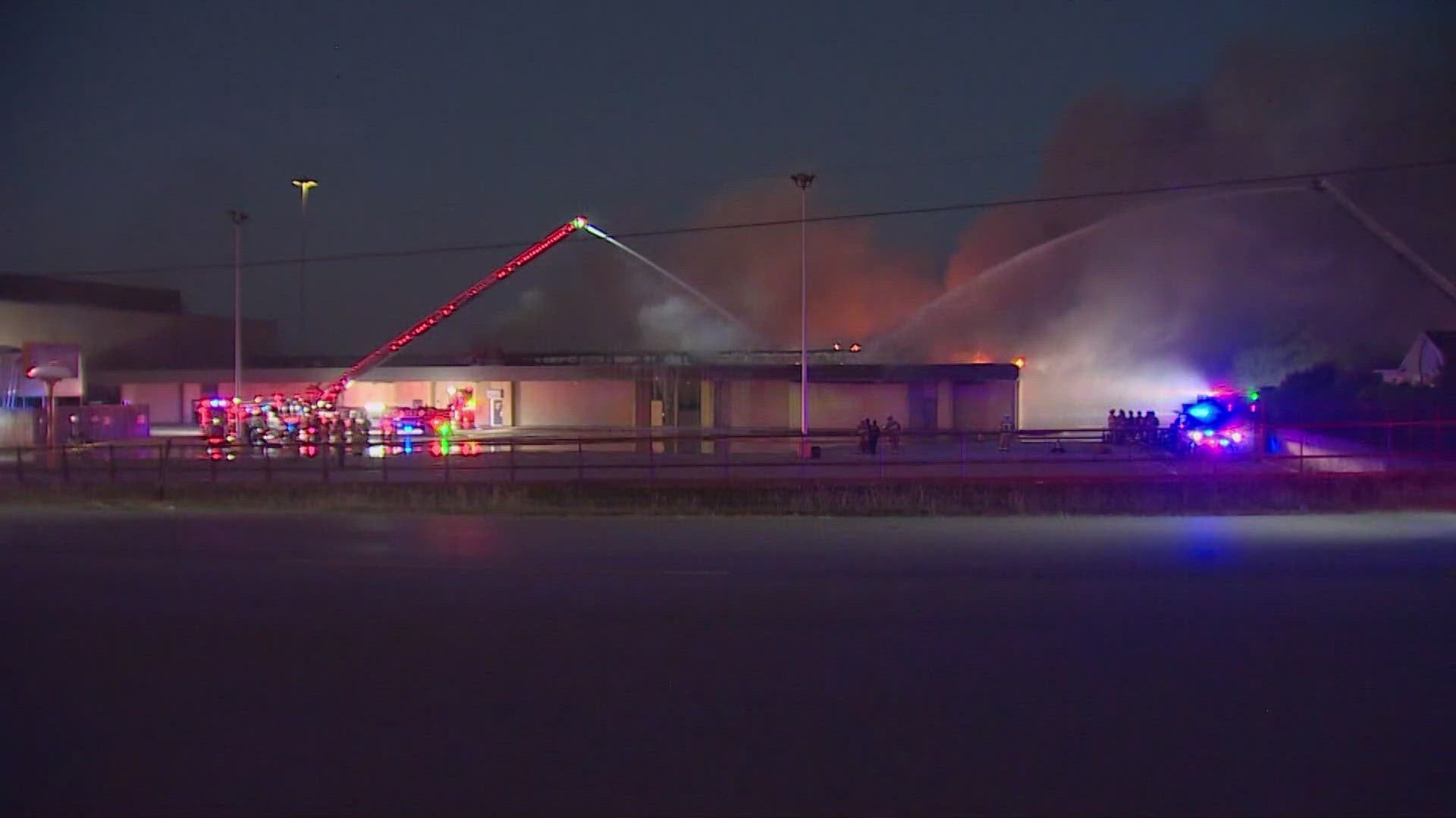 As demolition begins at a southern Dallas DISD campus, five fires have required the assistance of Dallas Fire-Rescue.