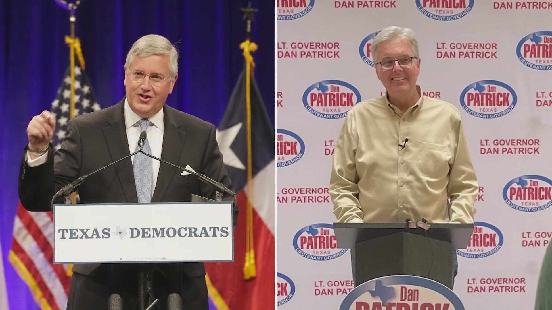 Is there a Republican revolt brewing? Some Republican officials have said they are backing the Democratic candidate for Texas lieutenant governor.