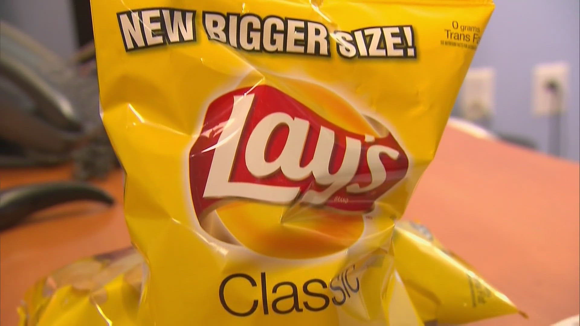 The average cost of a bag of chips has jumped 30% over the past four years.