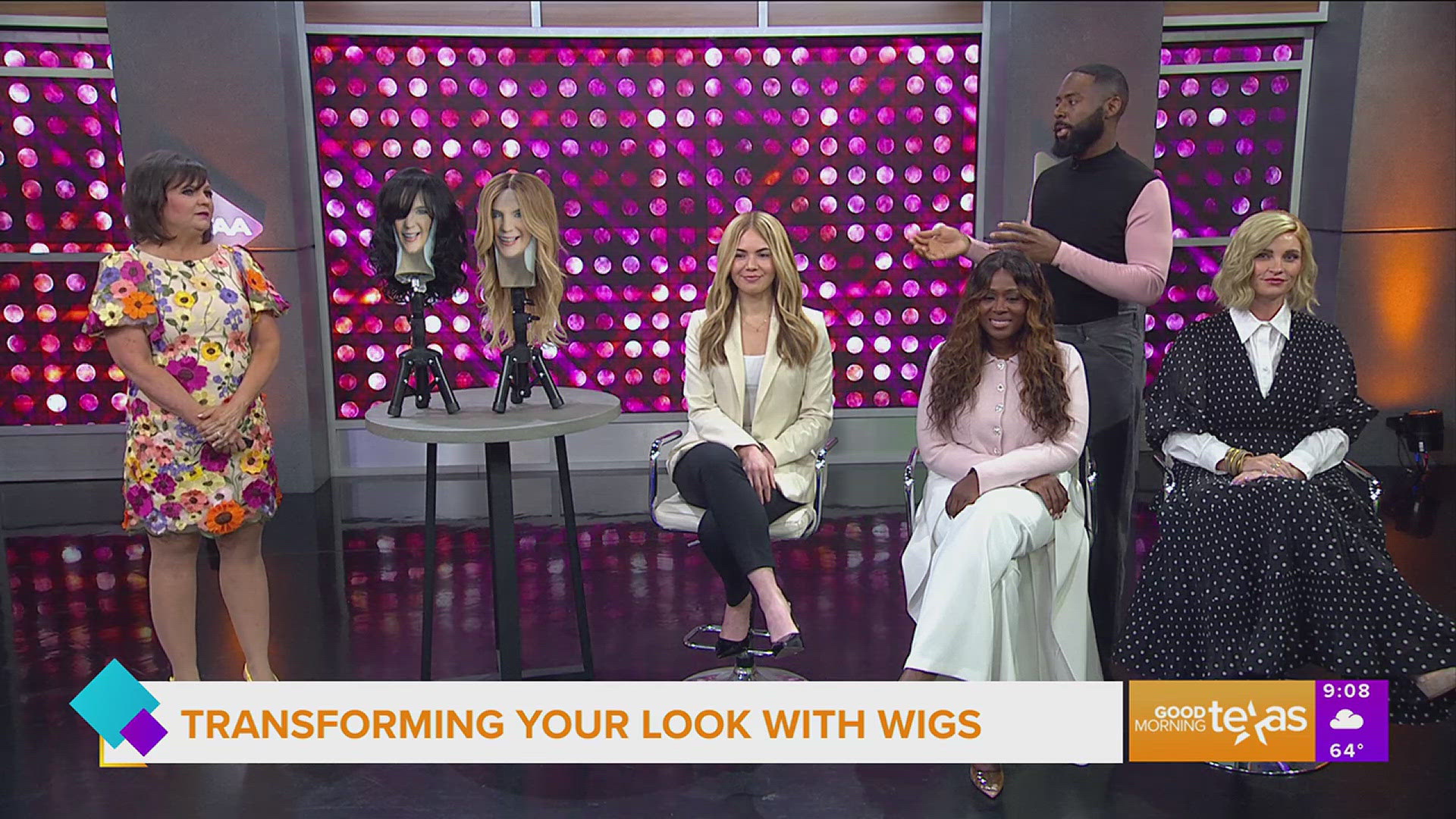 Miguel of Dallas shows us how to transform your look with a wig and have fun with your hairstyles.