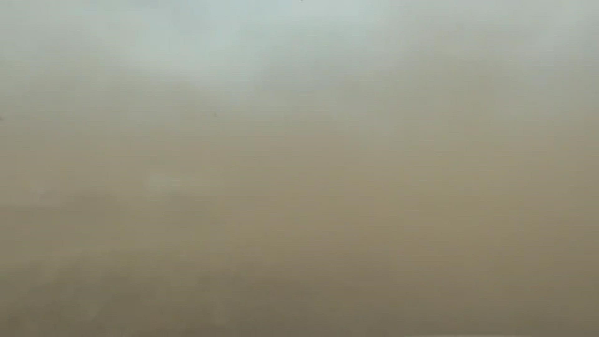 The Randall County Sheriff's Office in Amarillo shared this video of a heavy dust storm blowing through the Texas Panhandle on Tuesday.