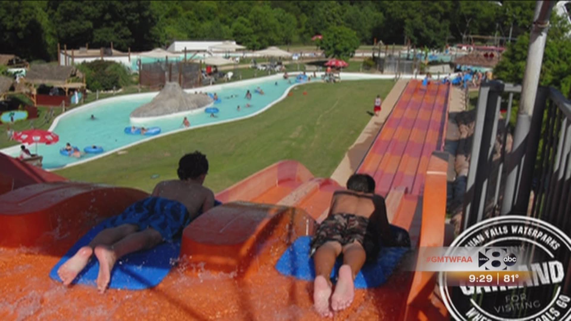 Make a splash at Hawaiian Falls!