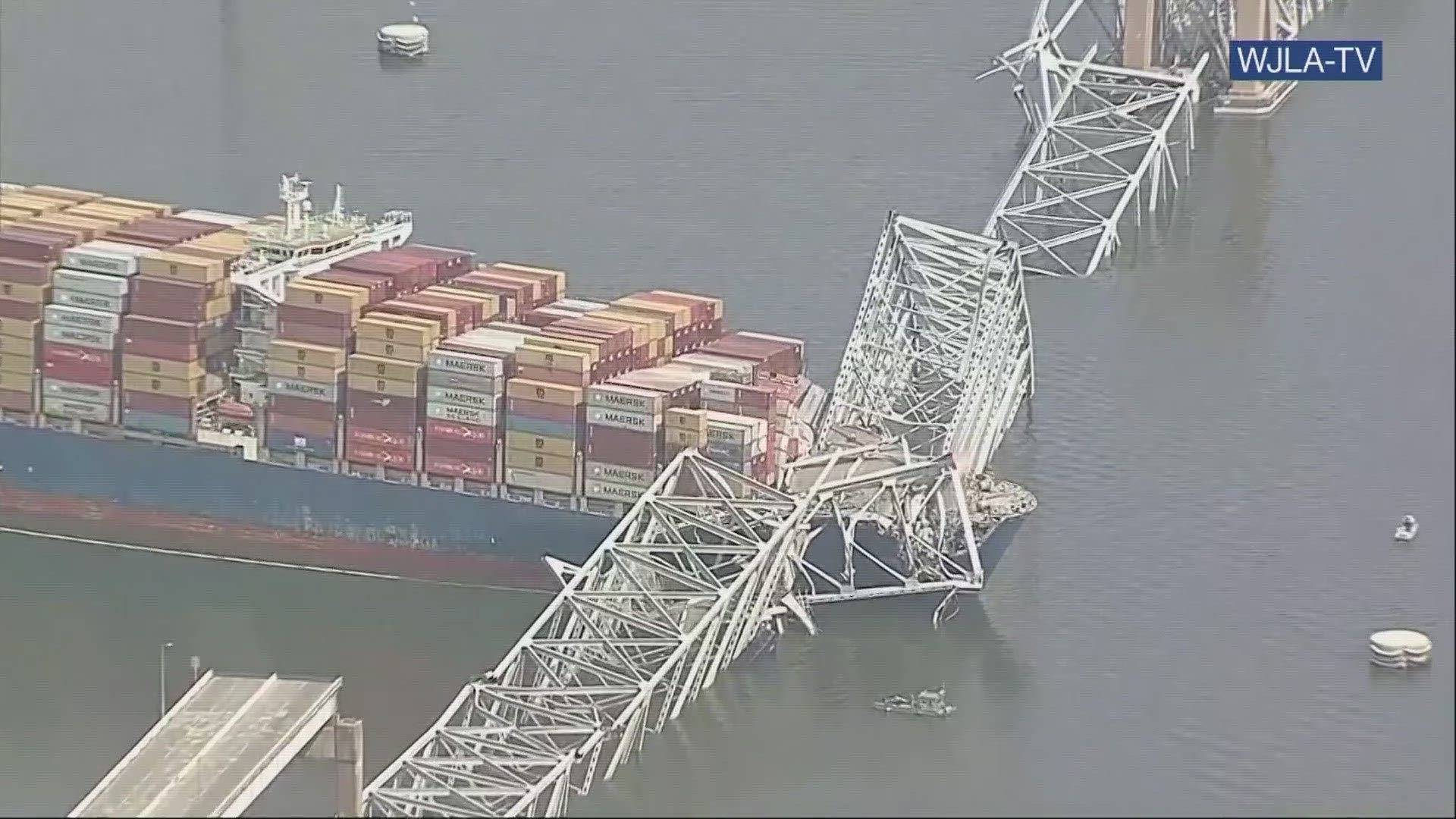 A ship slammed into the Francis Scott Key Bridge on Tuesday morning, causing it to collapse.