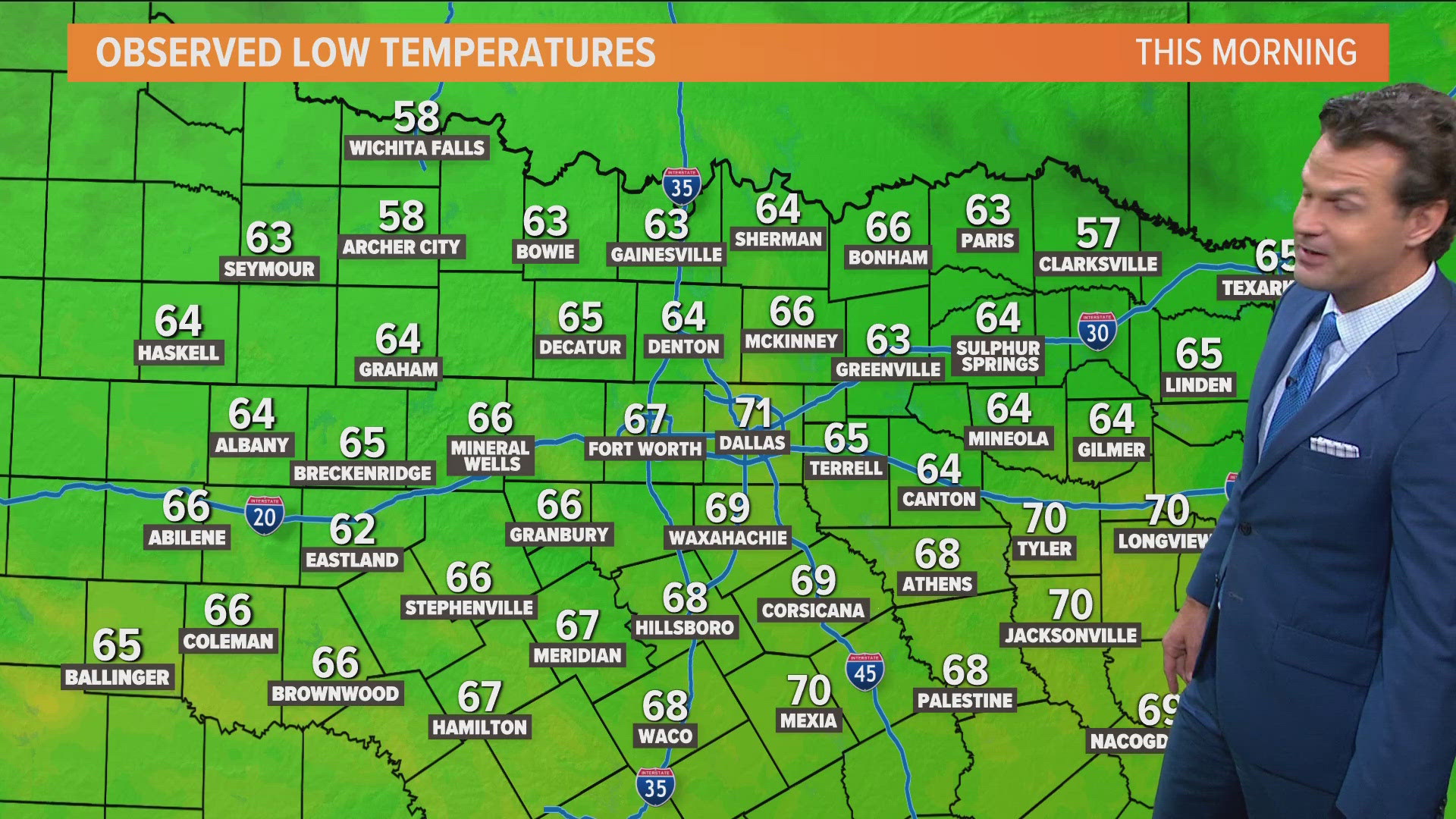 Lows Sunday through early next week could be the coolest temps we've seen since the middle part of May!