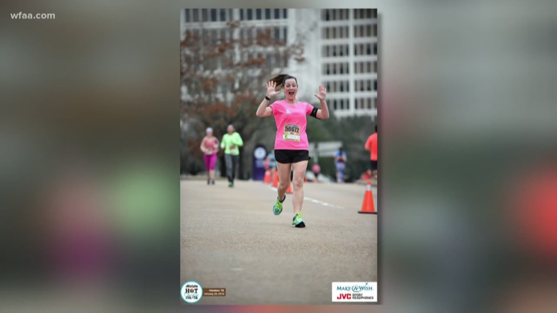 Teresa Woodard is running the full Dallas Marathon this upcoming weekend. She has a special message for herself and all the fellow runners out there.
