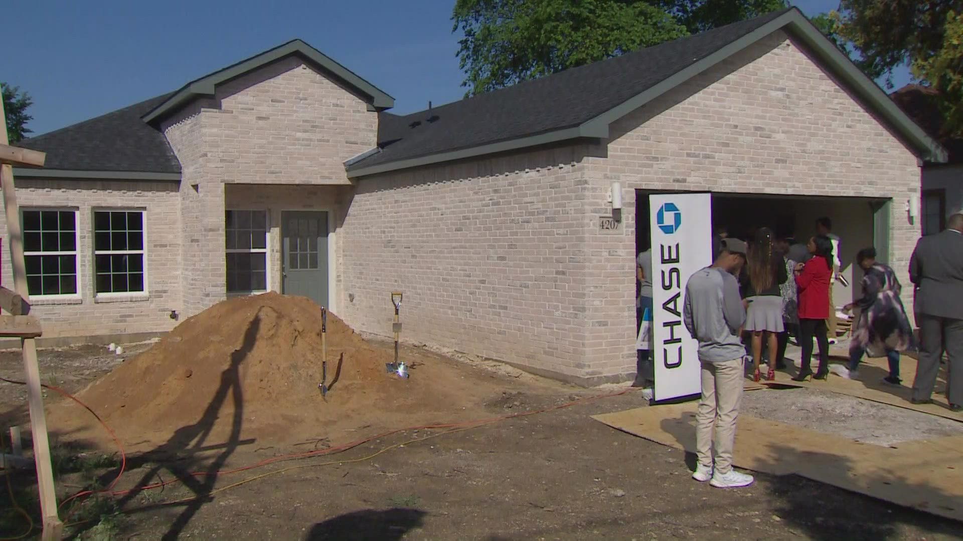 The program is building new homes on low-cost land and will help buyers to secure a loan.
