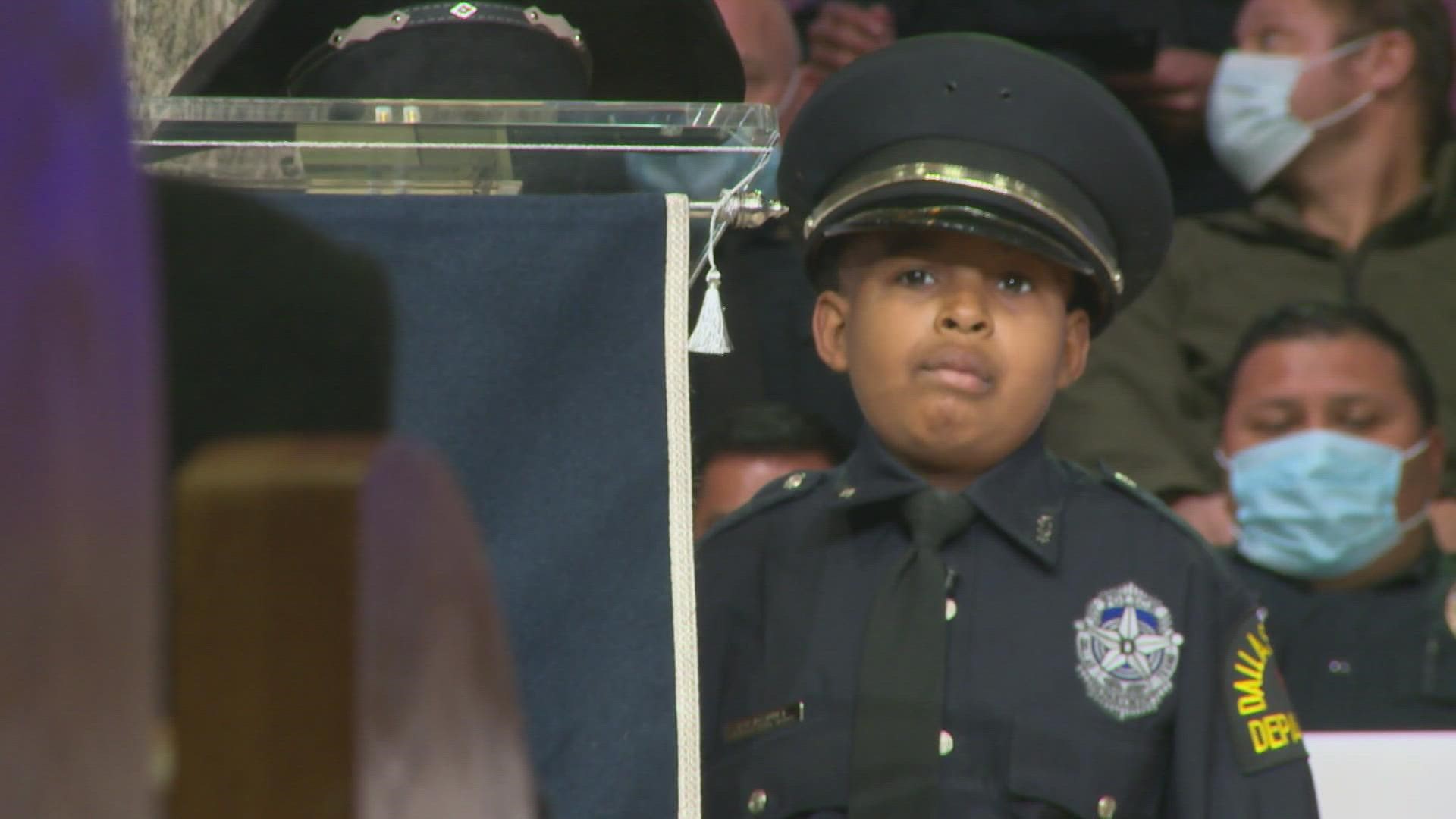 More than 30 law enforcement agencies showed up for the ceremony.