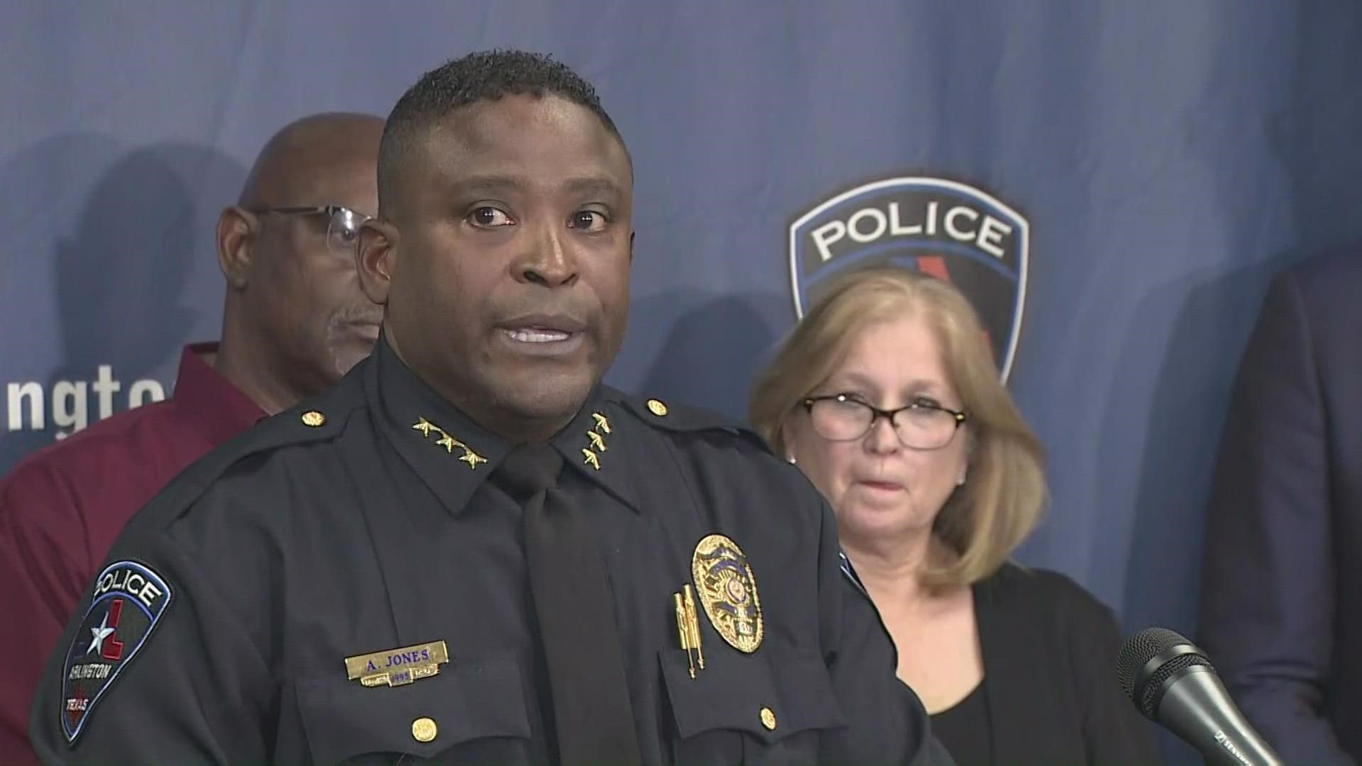 Arlington's police chief was asked what the officer involved in the fatal shooting of a man could have done instead of resorting to deadly force.