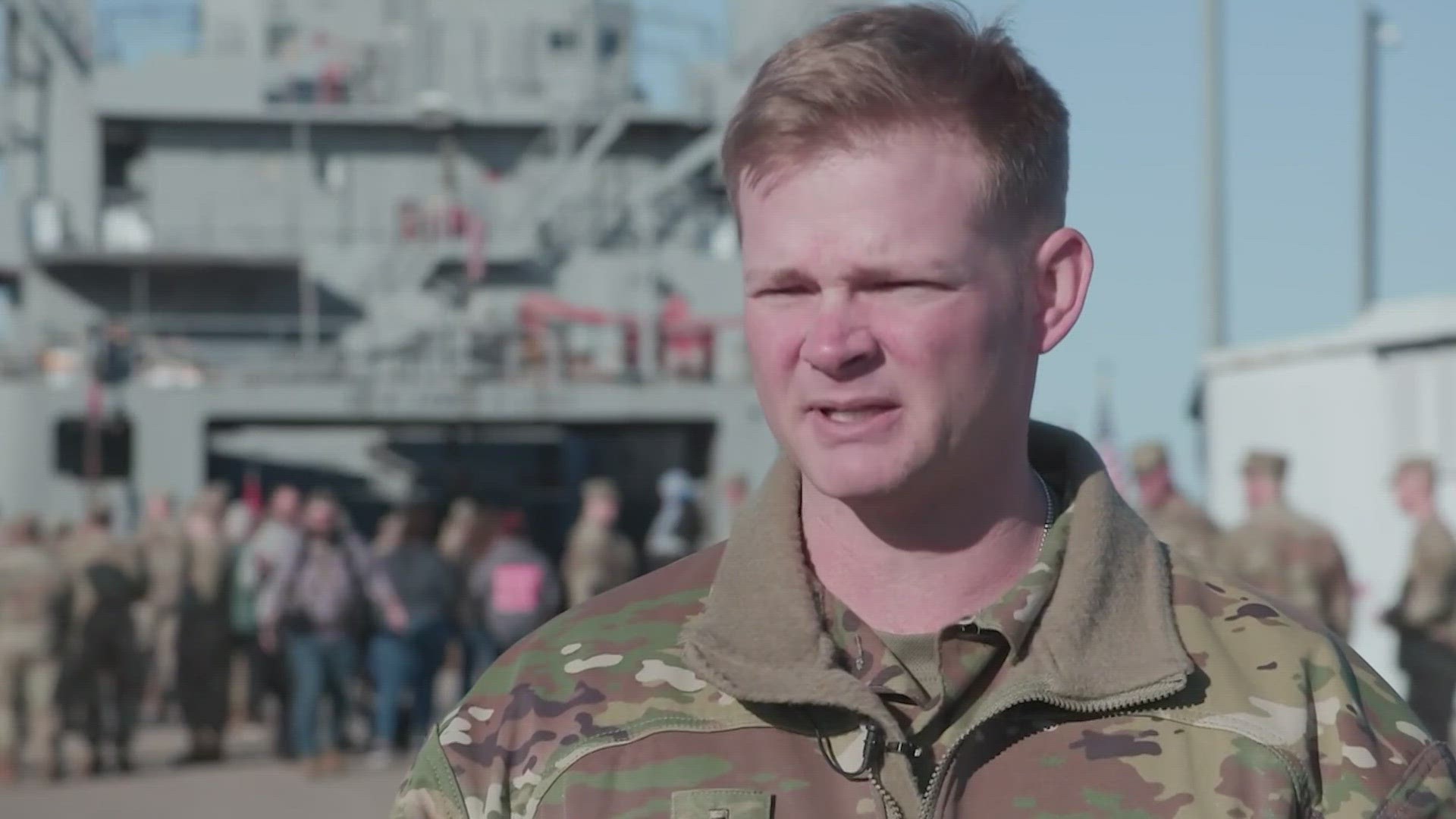 A soldier from Fort Worth is deploying on the mission, which was announced during President Biden's State of the Union address.