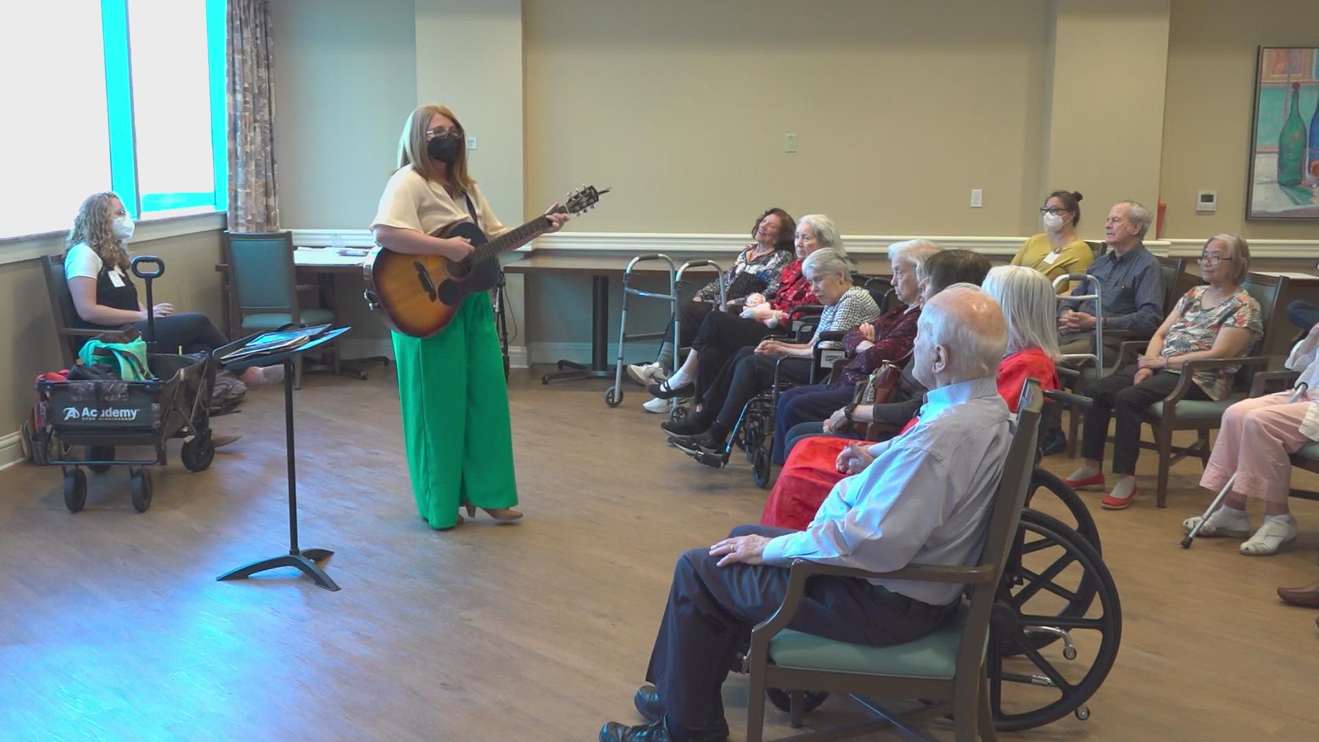 Madison Michel noticed the power of music when she sang to her grandma, who suffered from dementia.