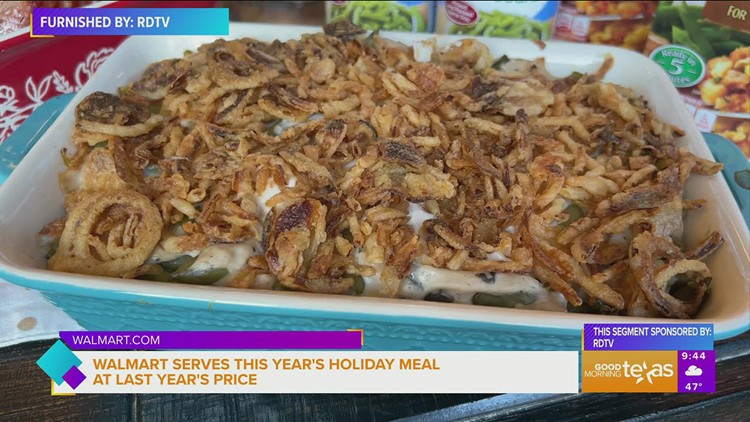 Walmart serves this year's holiday meal at last year's price