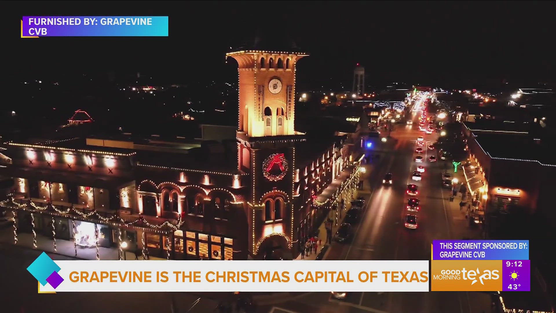 This segment is sponsored by: Grapevine CVB. 