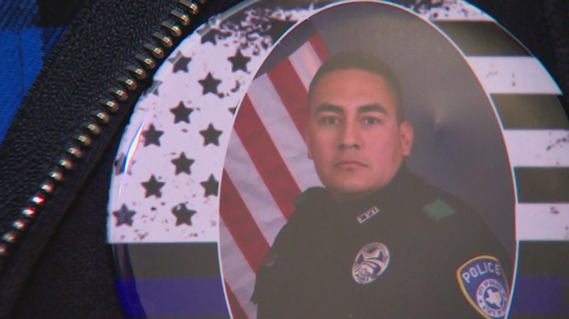 Son of North Texas officer killed in drunk driving crash speaks directly to killer