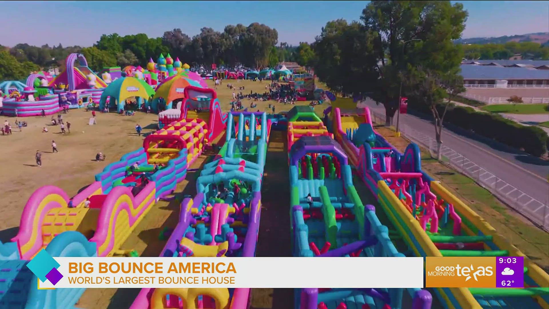 The Big Bounce America Tour stops in Dallas and Paige shows us what we can experience at the event.