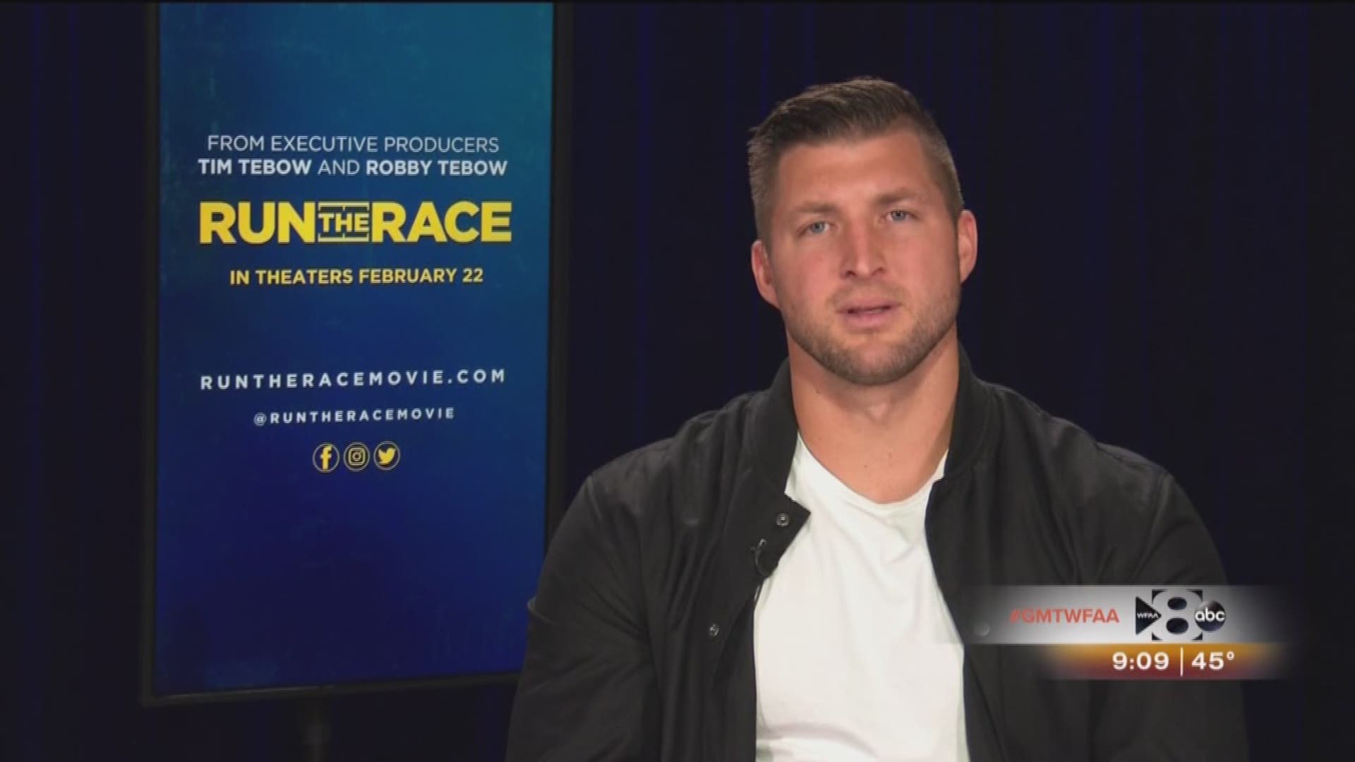Tim Tebow talks about his new film Run the Race.
