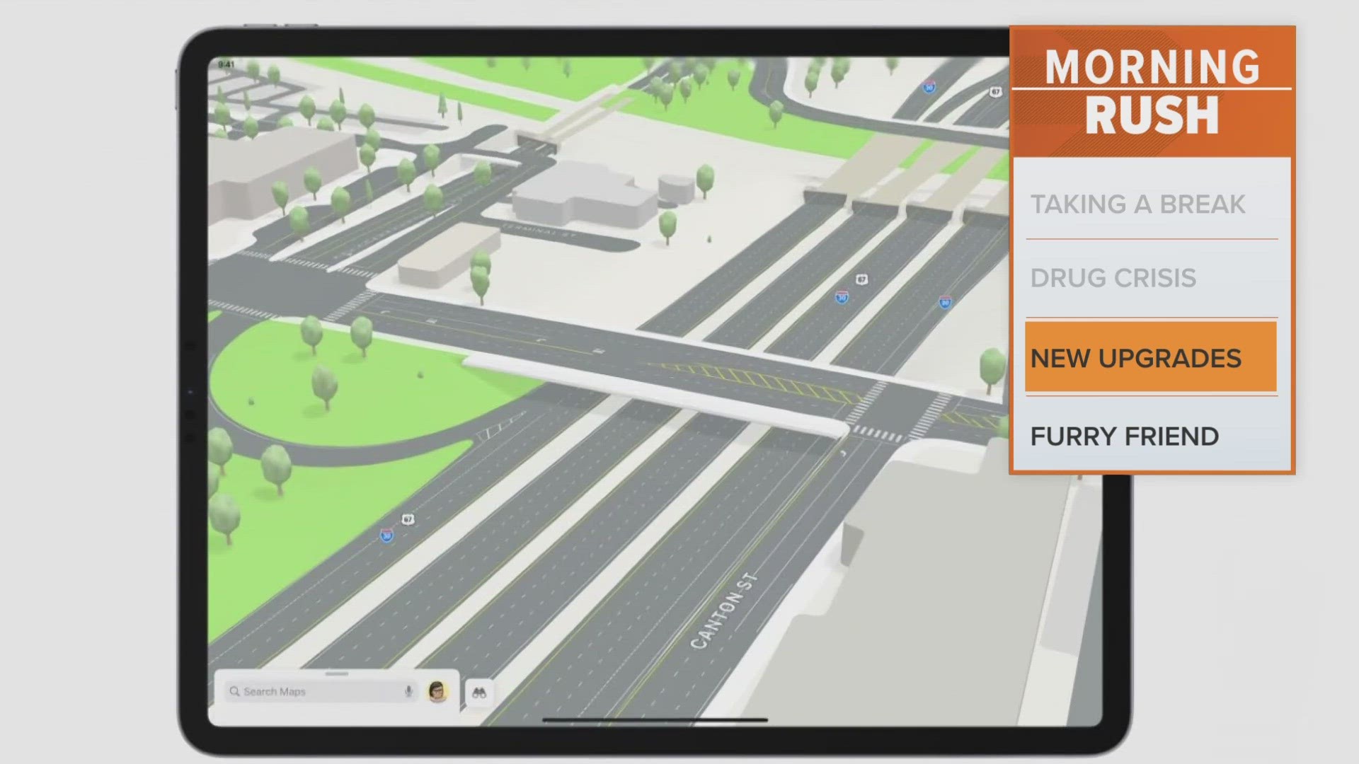 There is a new "windshield view" for drivers when approaching complex interchanges, custom-designed 3D landmarks and more!