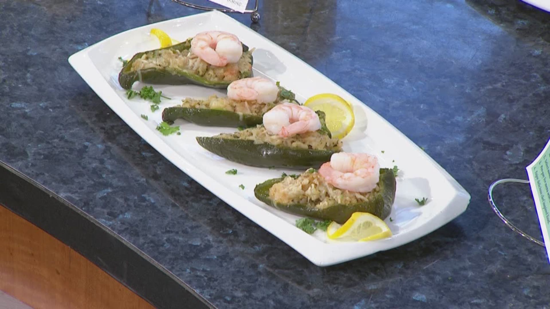 Shrimp Stuffed Poblano Peppers Wfaa Com