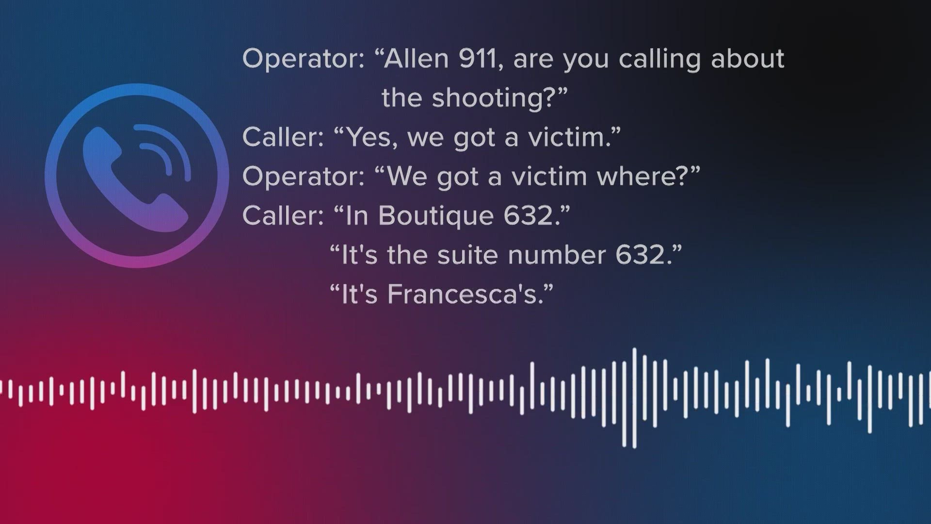 Operators often resorted to asking immediately if the caller was a victim or was with someone who was. If not, operators tried to manage the next desperate caller.