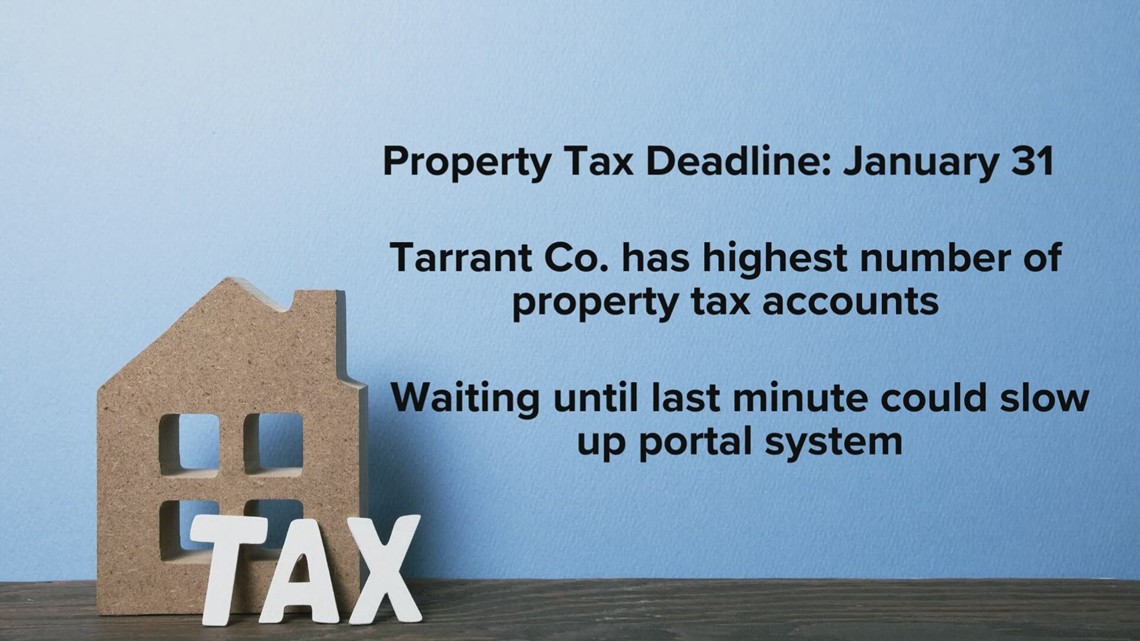 Tarrant County, TX Officials warn residents to pay property taxes