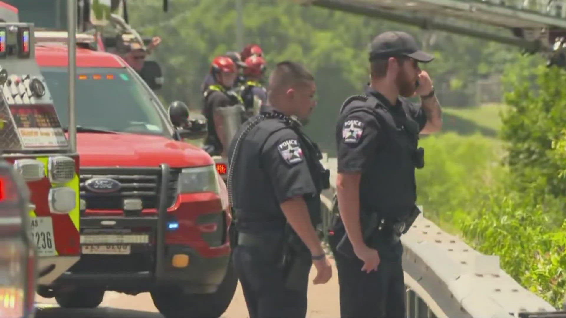 Two bodies were found in different parts of Trinity River. Police say the two cases are not connected.