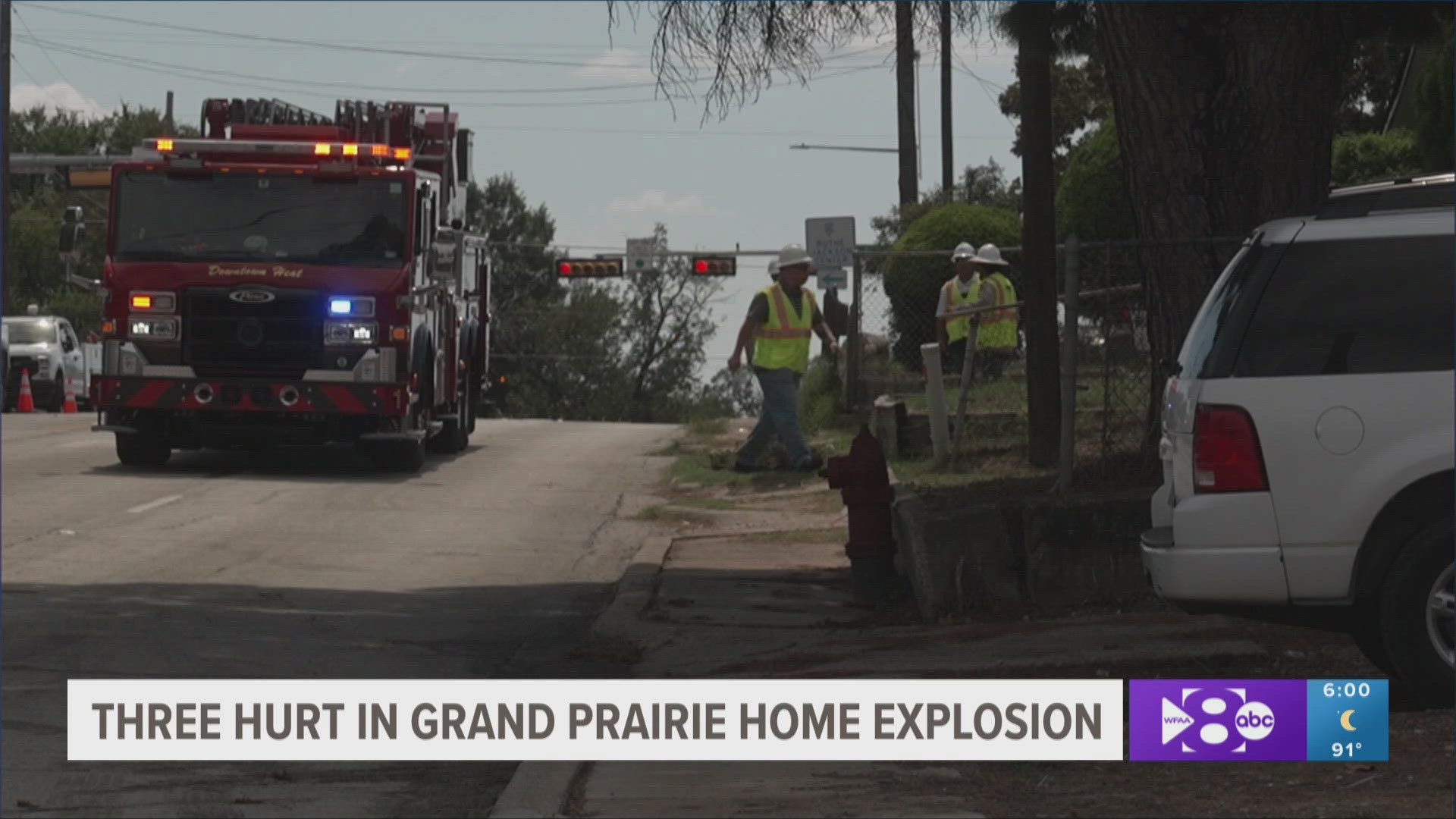 Emergency crews respond to an explosion in the 400 block of N. Martin Luther King Jr. Blvd. Saturday afternoon.
