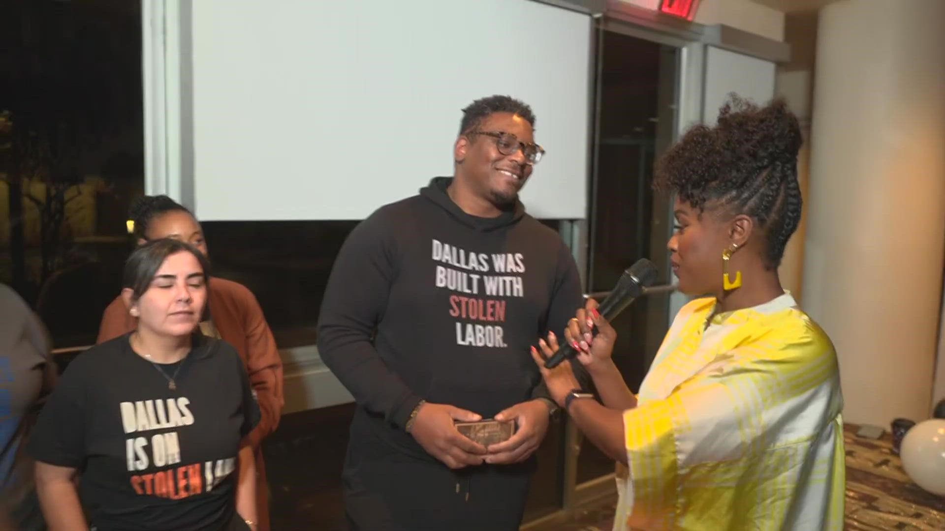 WFAA's Tashara Parker talked with leaders from Dallas Truth and Young Leaders, Strong City.