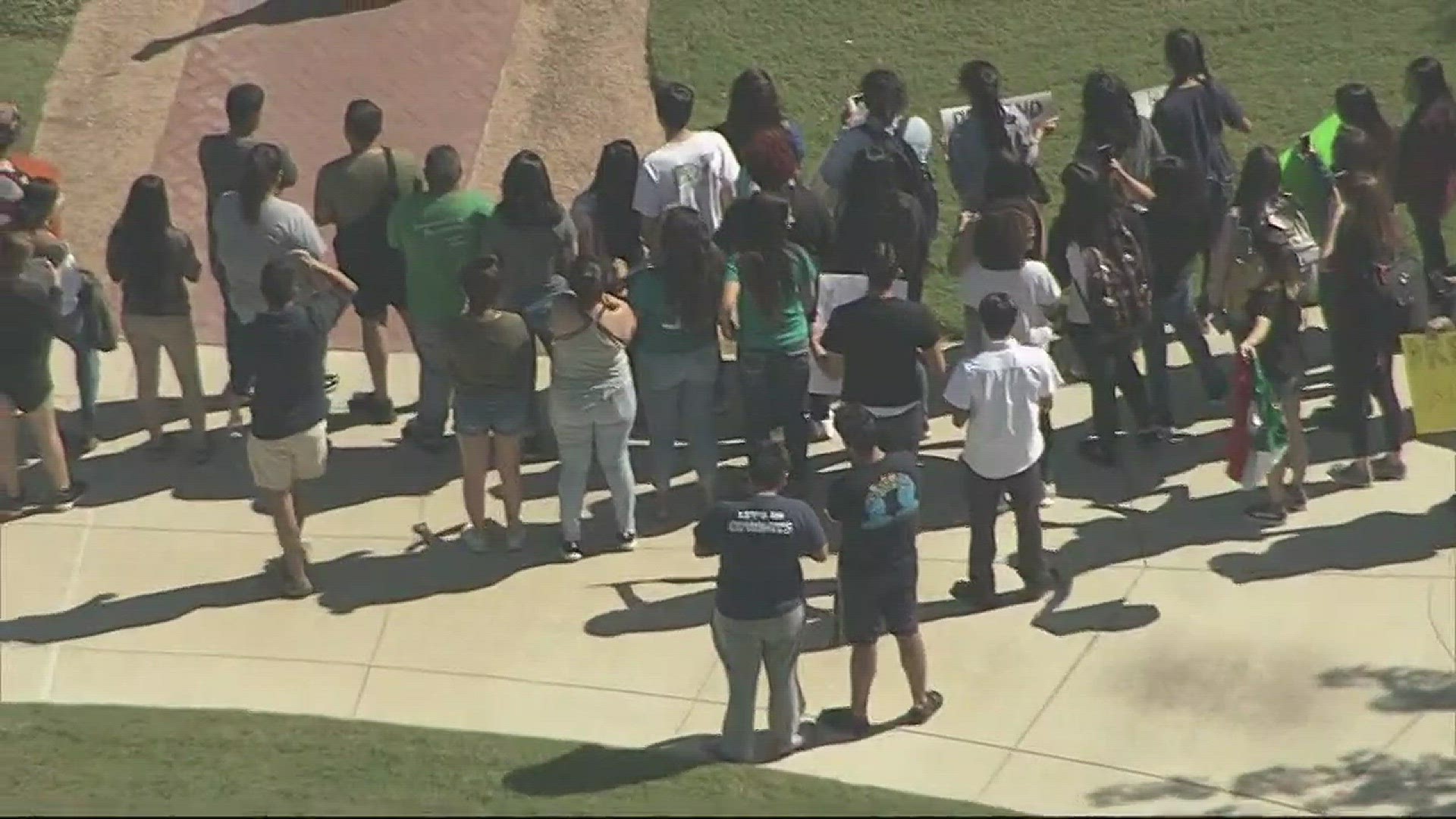 FWISD students walk out over DACA decision