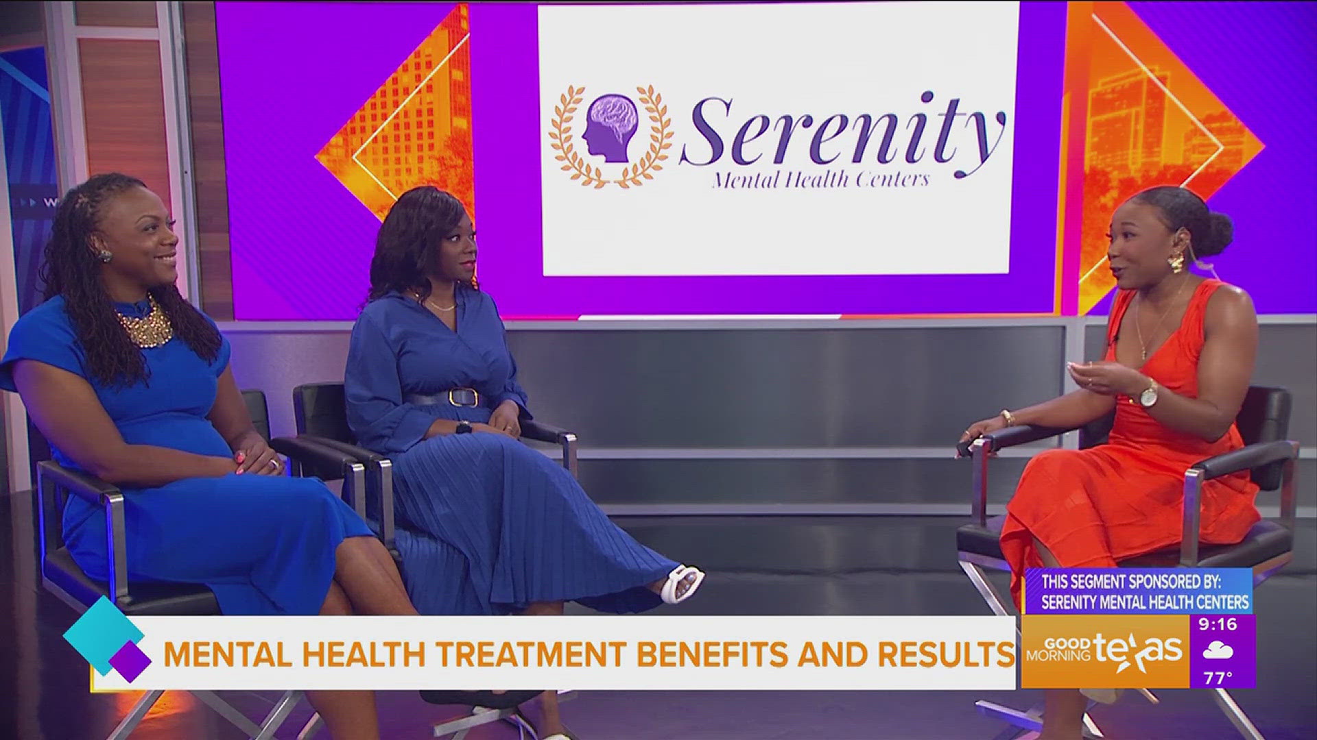 This segment is sponsored by: Serenity Mental Health Centers