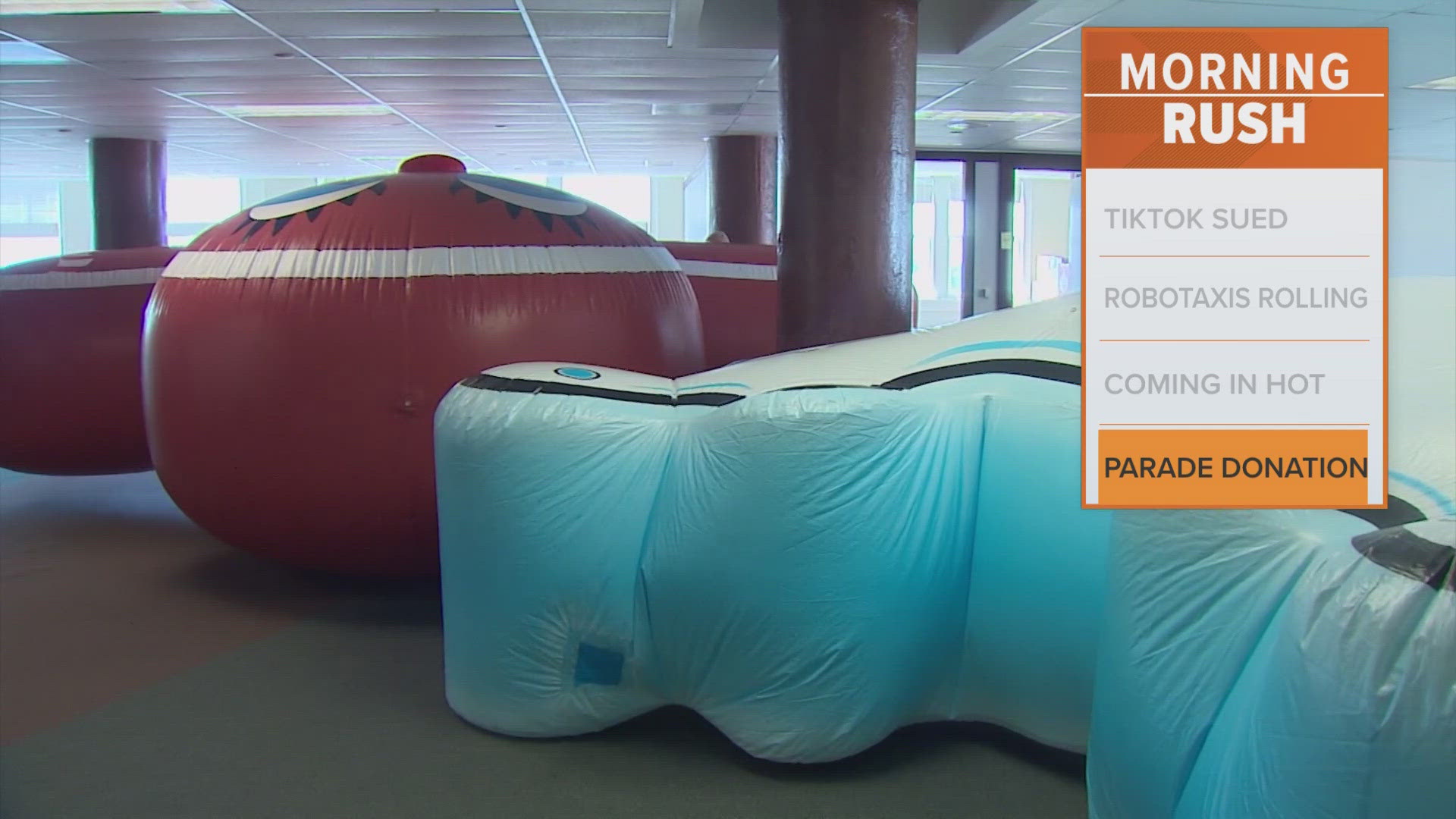 The parade is scheduled for 9 a.m. this weekend. 