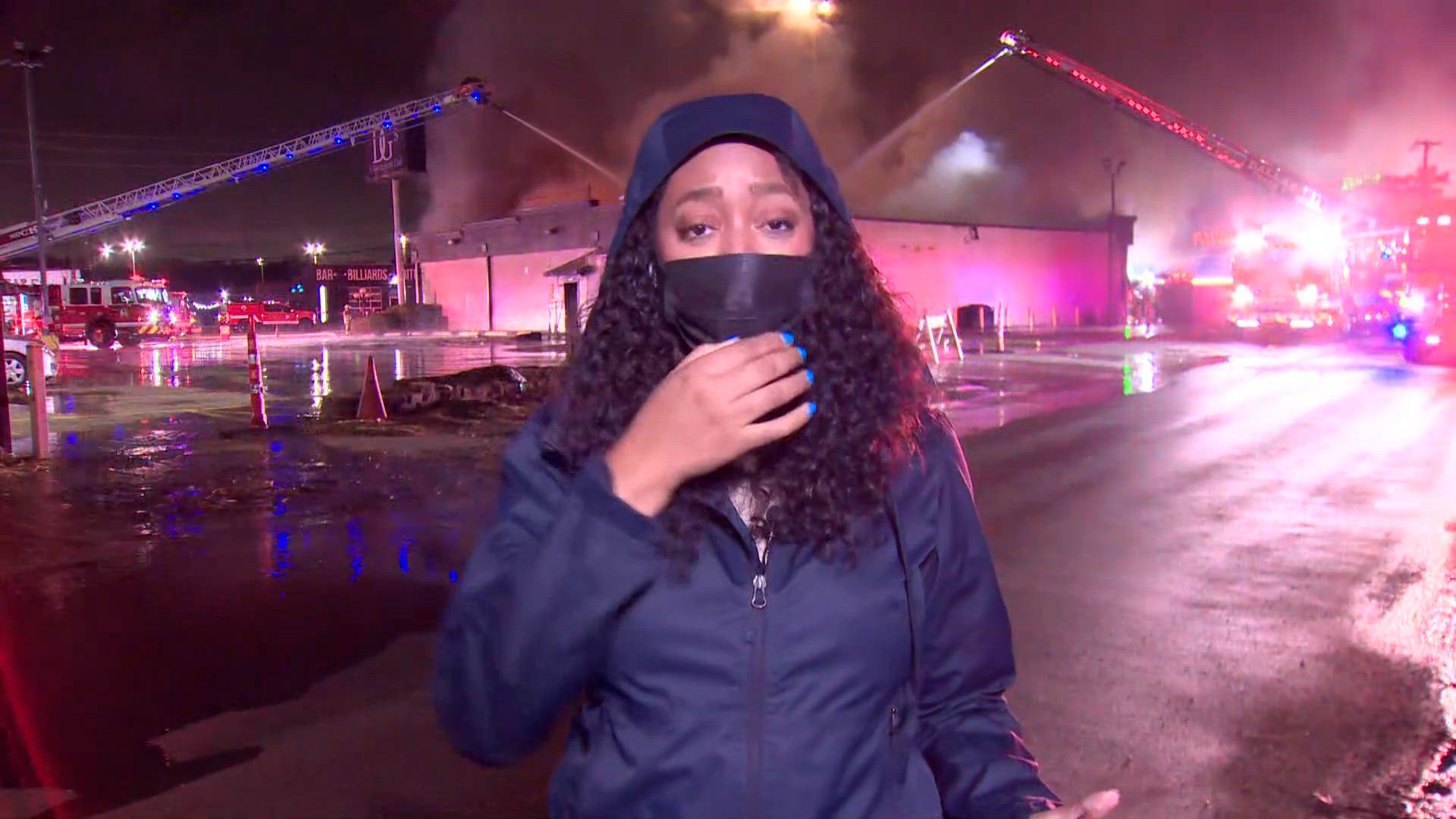 Block Repeat Example Nightclub fire shuts down Loop 12 interchange, officials say | wfaa.com