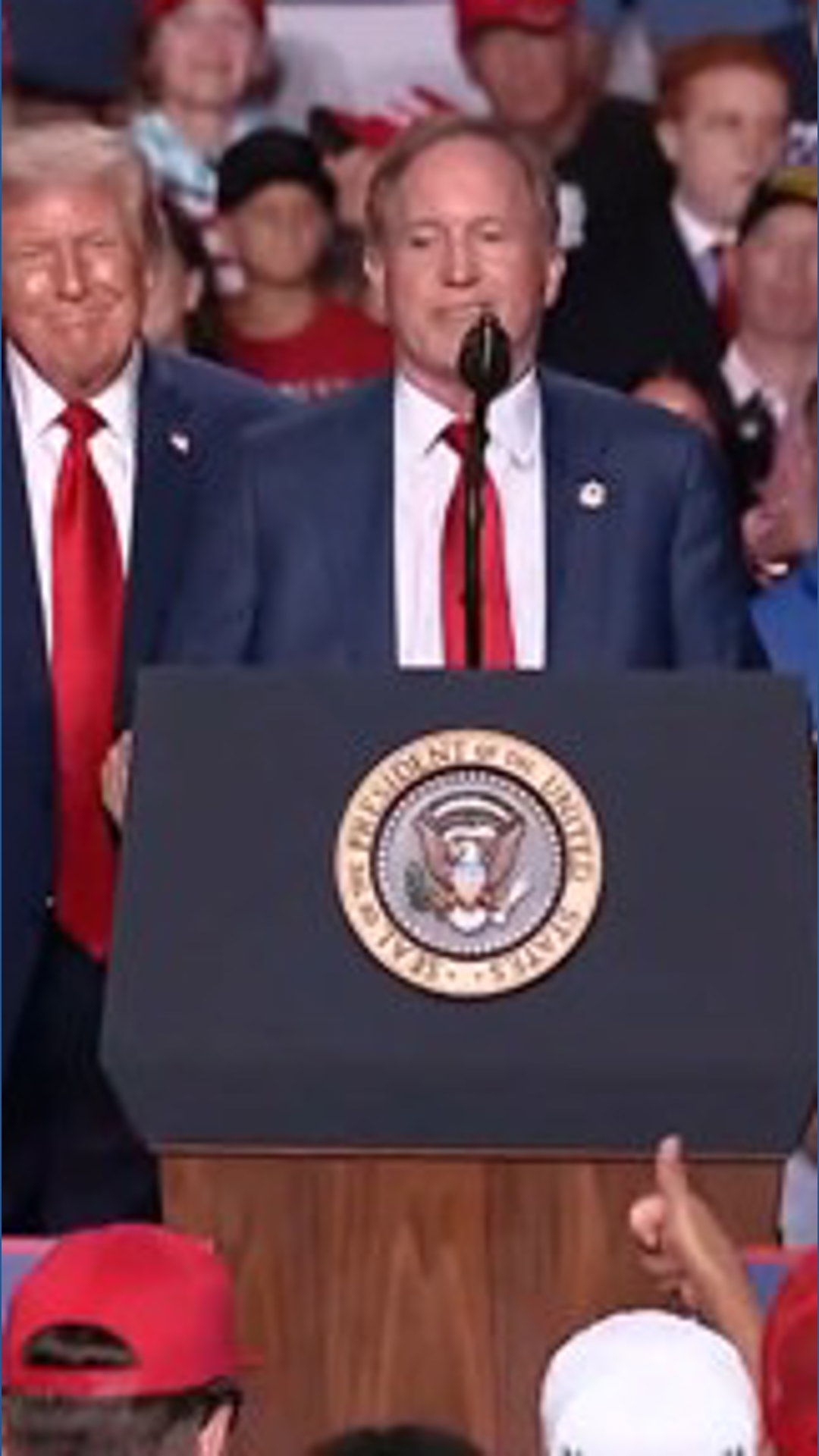 President Trump spoke at rally in San Antonio urging people to vote for ...