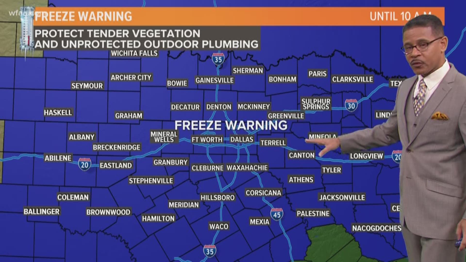 It may be Halloween, but it's freezing in Dallas-Fort Worth already-literally!