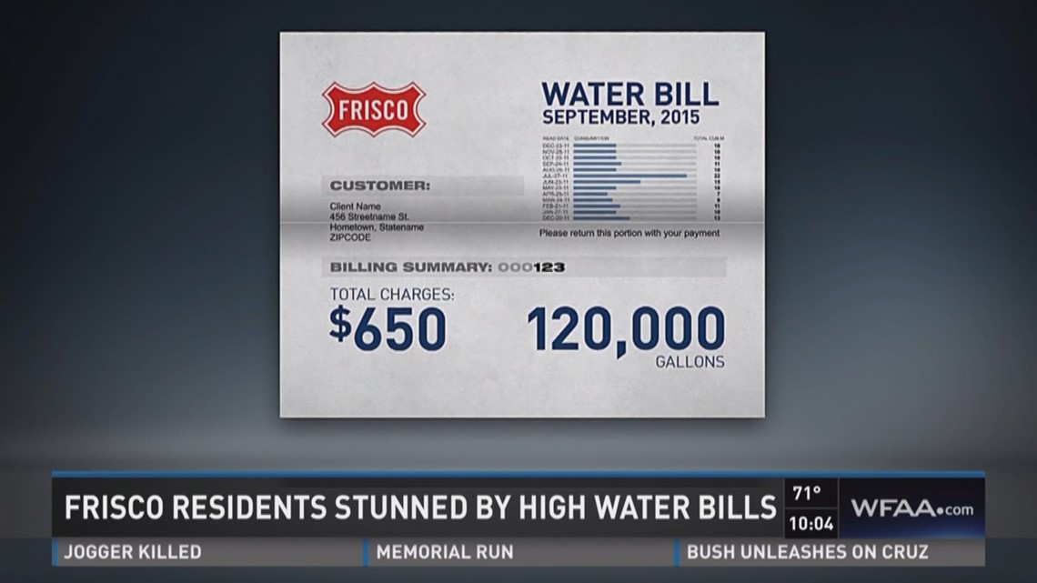 frisco water bill pay