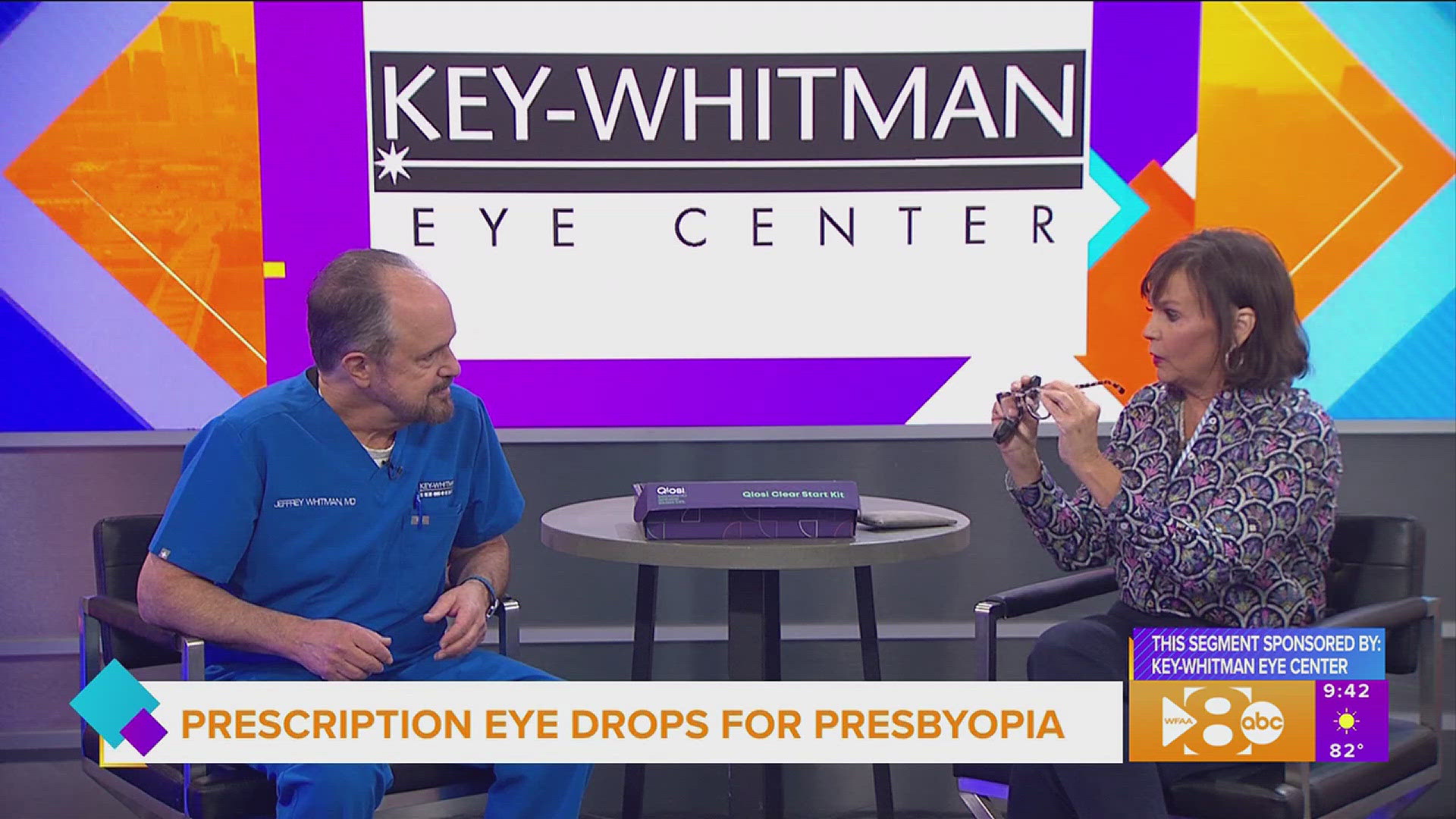 This segment is sponsored by: Key-Whitman Eye Center