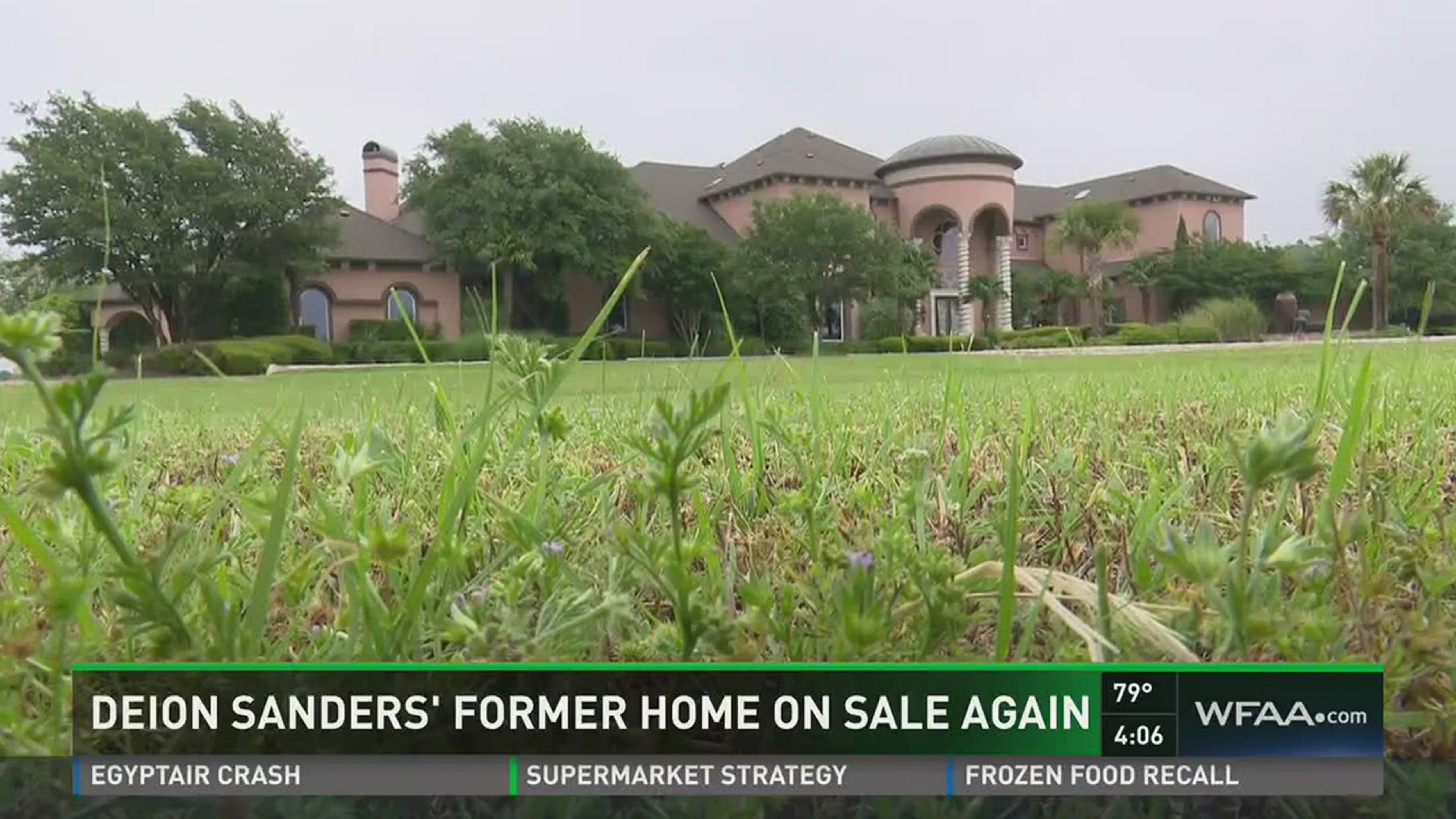 Deion Sanders' former Prosper mansion back on market