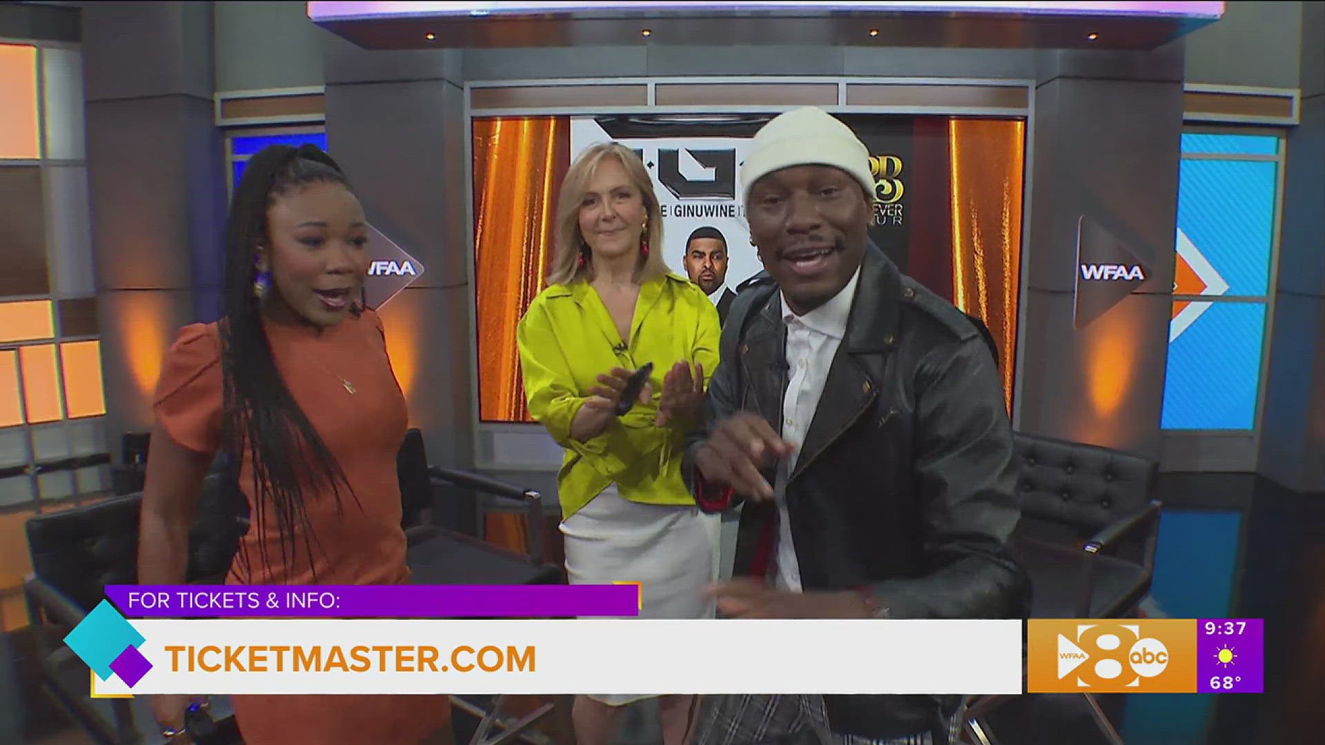 Singer & Actor Tyrese Gibson stops by to surprise Erin and Jane & to invite you to the R&B Forever Tour. Go to ticketmaster.com for more information.