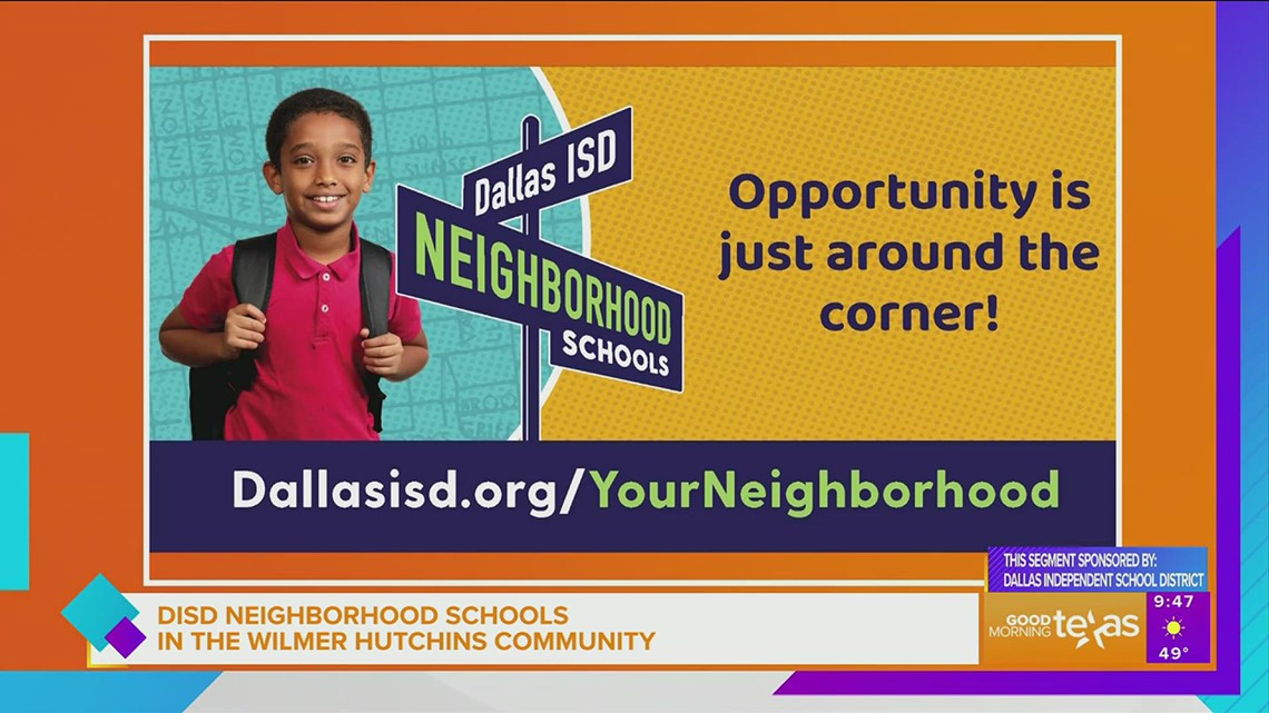 DISD Neighborhood Schools in the Wilmer Hutchins community