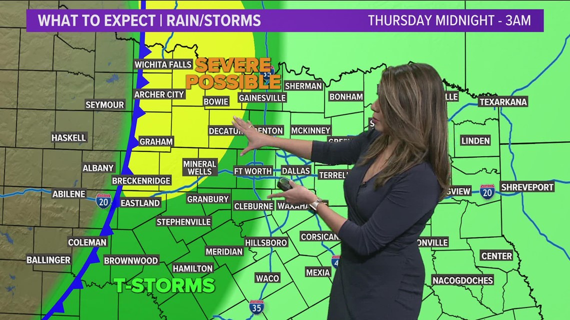 Dallas Weather: Severe Storms Possible Overnight Wednesday | Wfaa.com