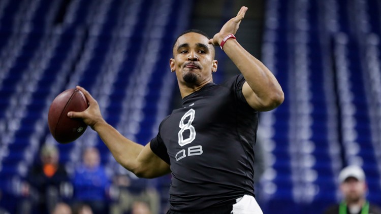 Jalen Hurts' 2020 NFL Scouting Combine workout